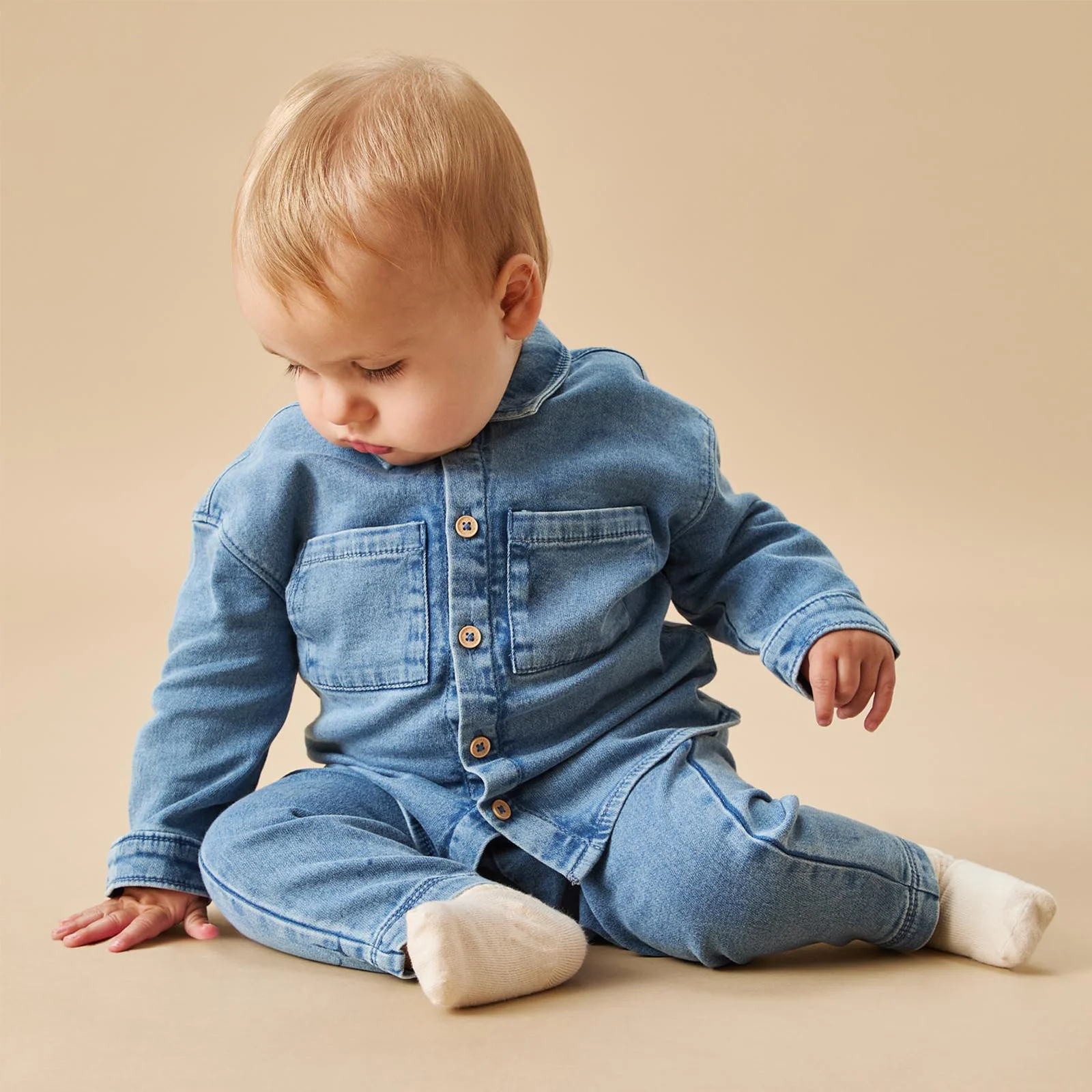 Soft Denim Trousers