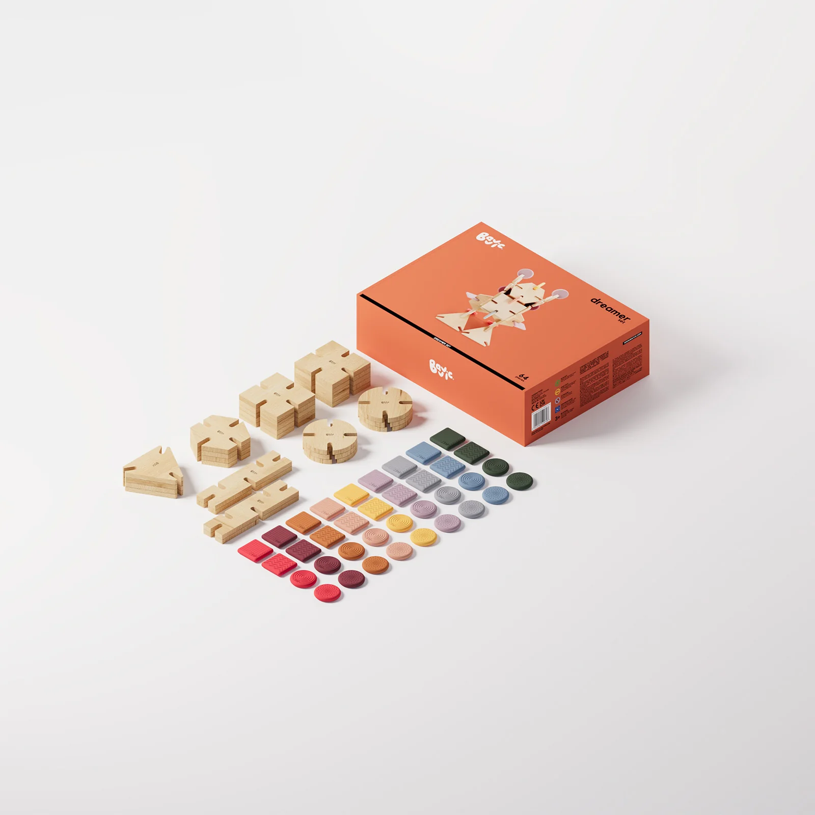 Bavvic Wooden Dreamer Set 64 pieces - Image 3