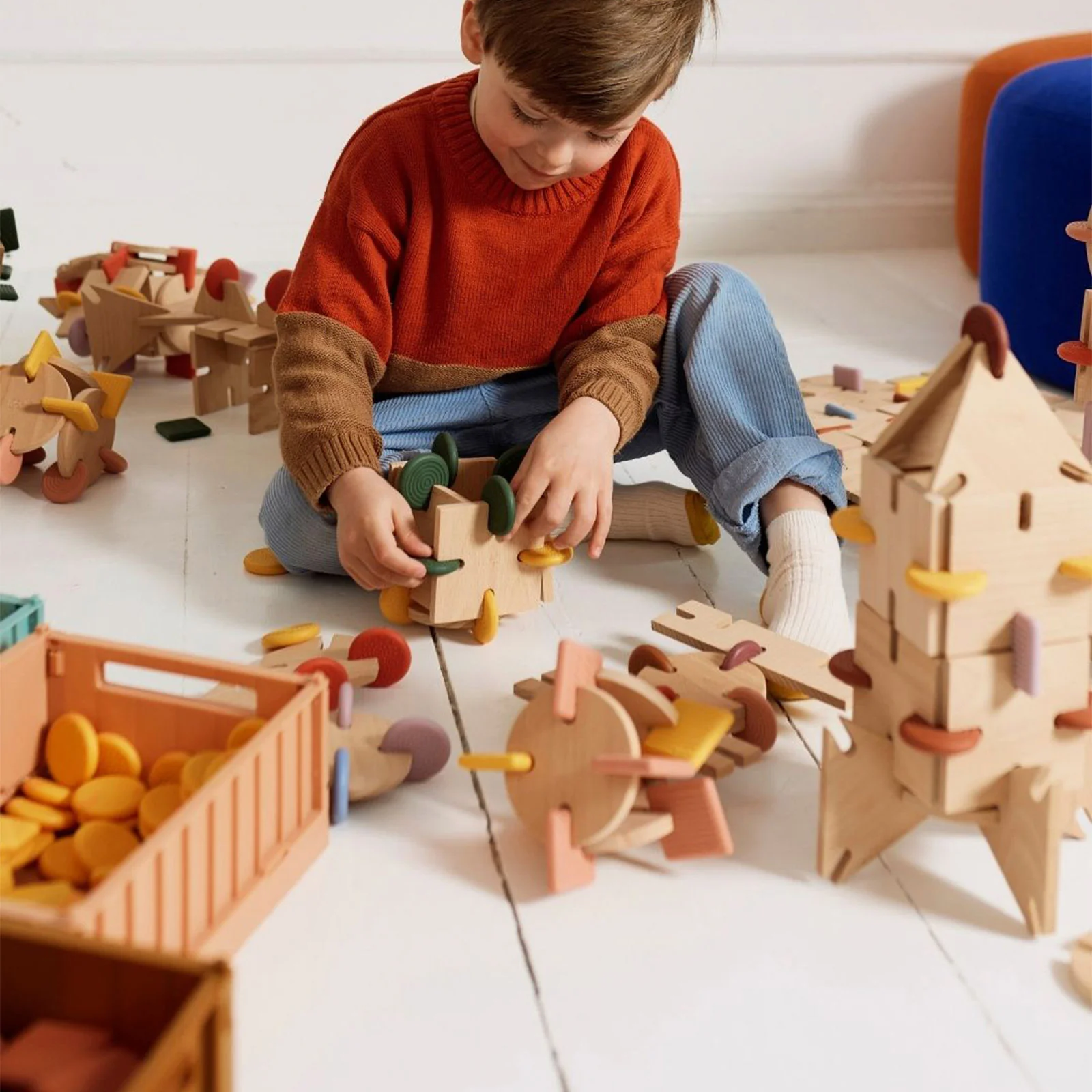 Bavvic Wooden Dreamer Set 64 pieces - Image 7