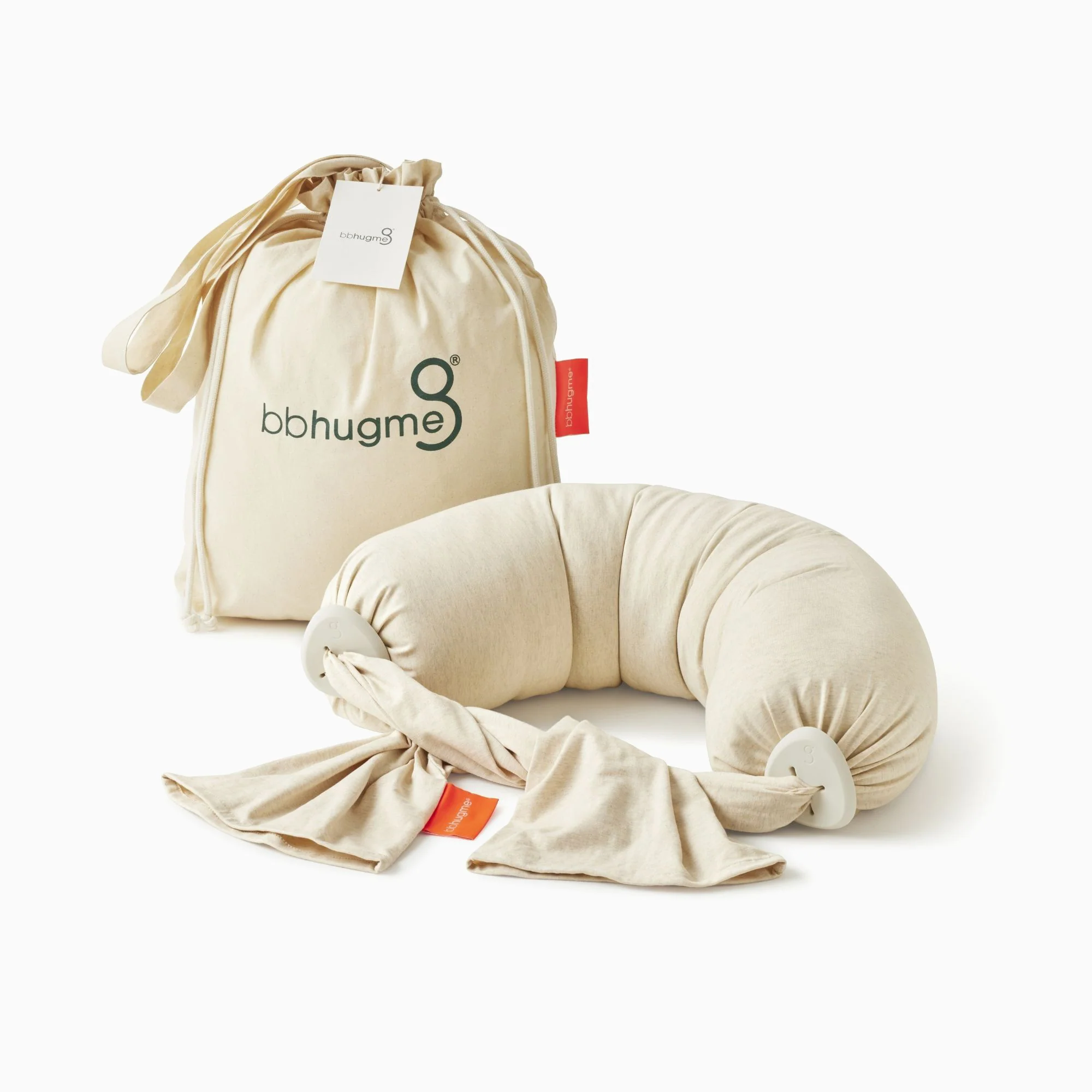 bbhugme Nursing Pillow - Soft White - Image 2