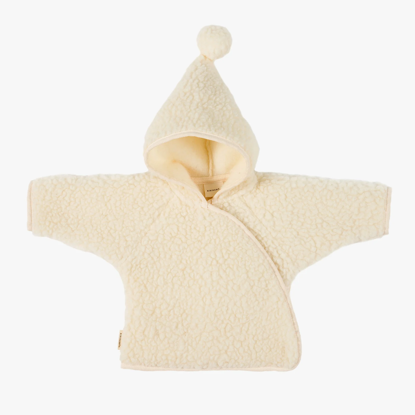 BINIBAMBA Merino Wool Snugglejacket - Milk