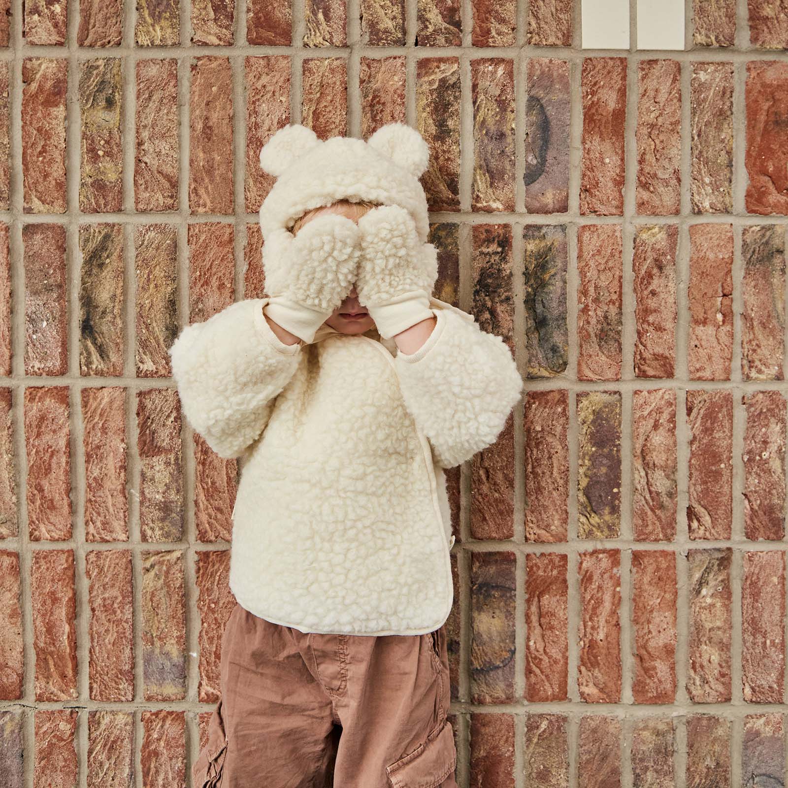 BINIBAMBA Merino Wool Snugglejacket - Milk - Image 3