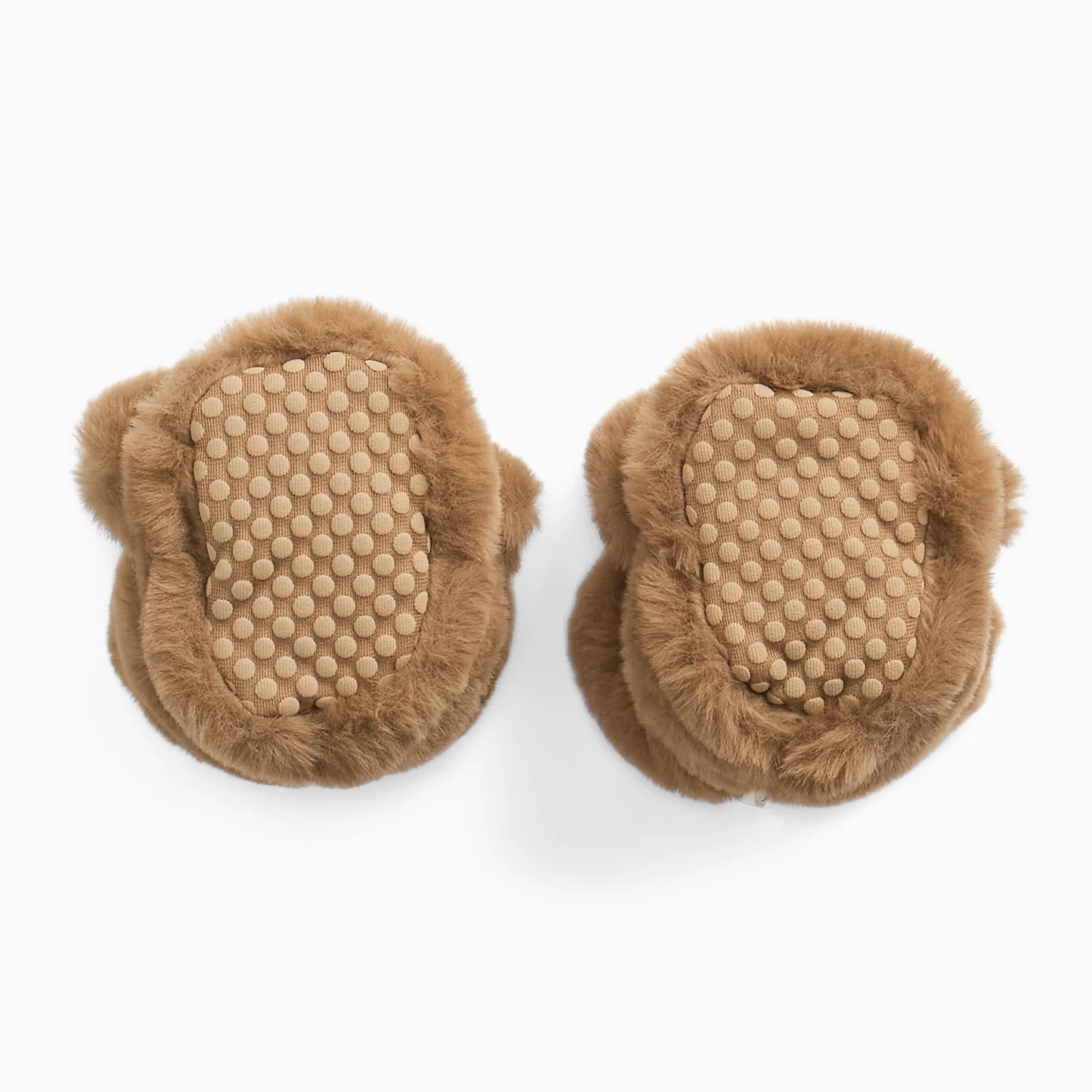 Brown Bear Faux Fur Booties - Image 3