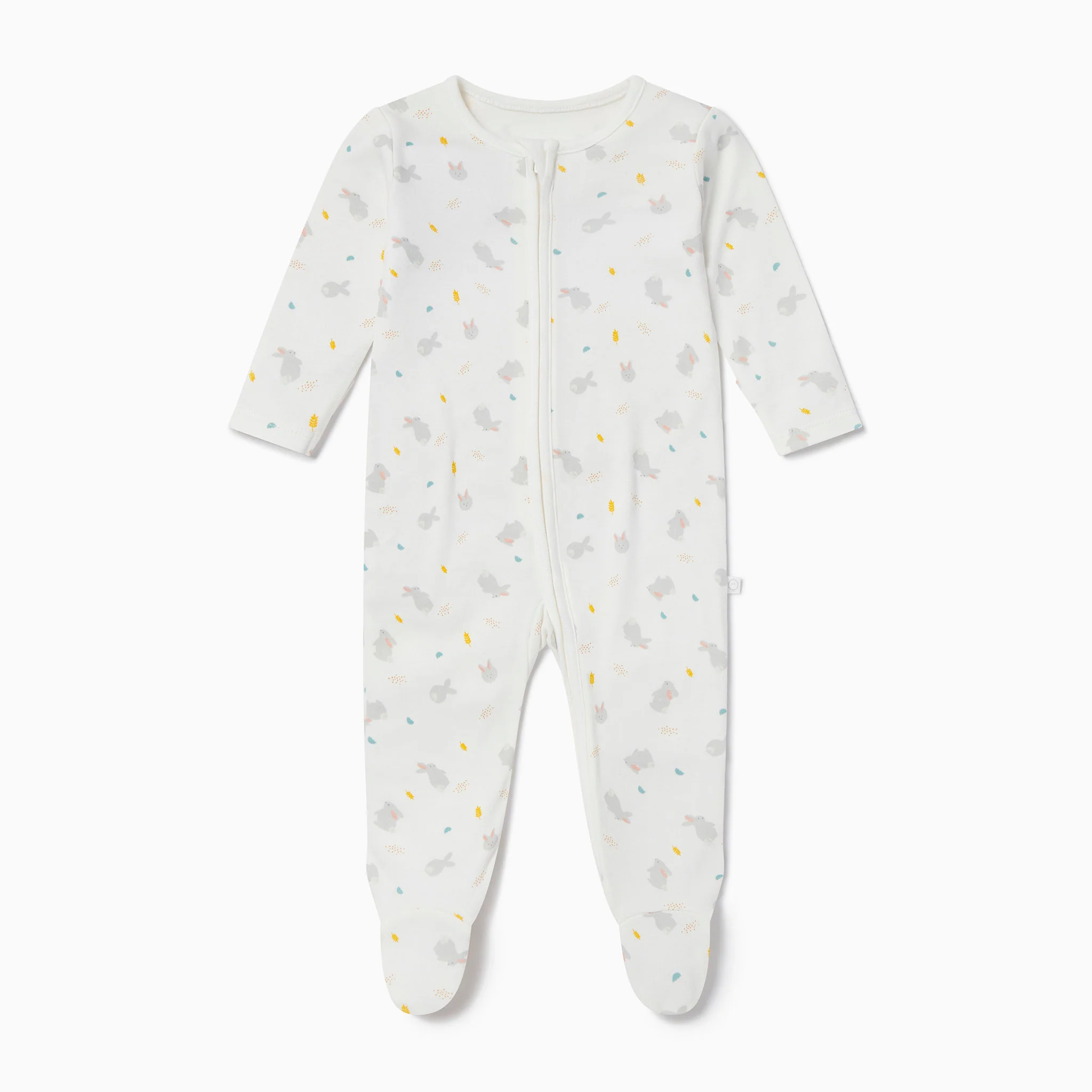 Bunny Printed Clever Zip Sleepsuit