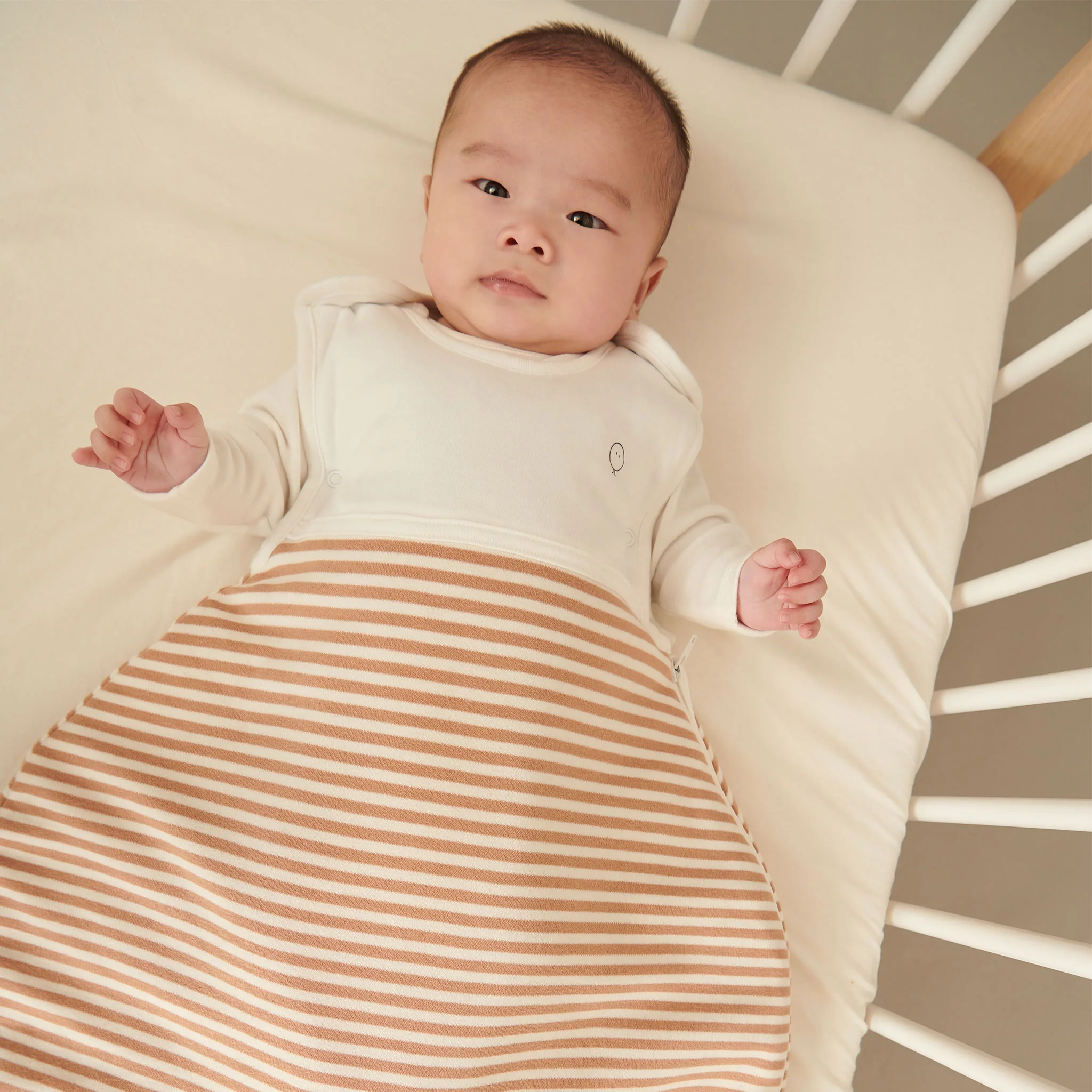 Caramel Stripe Clever Sleeping Bag 2.5 TOG - Image 4
