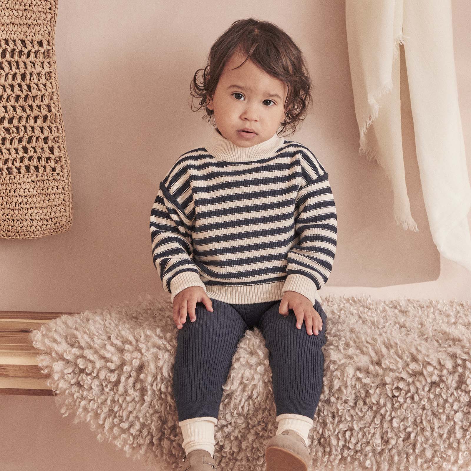 Chunky Knit Striped Jumper - Image 14
