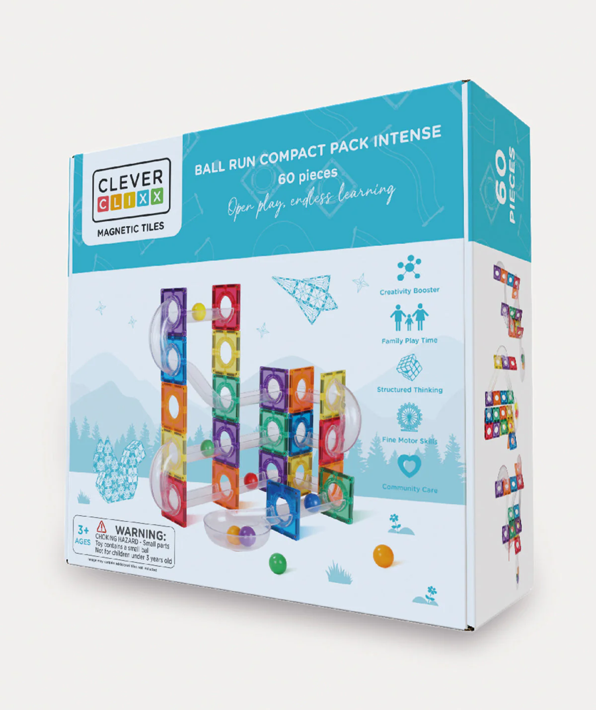 Cleverclixx Ball Run Compact Pack Intense 60 Pieces - Image 2