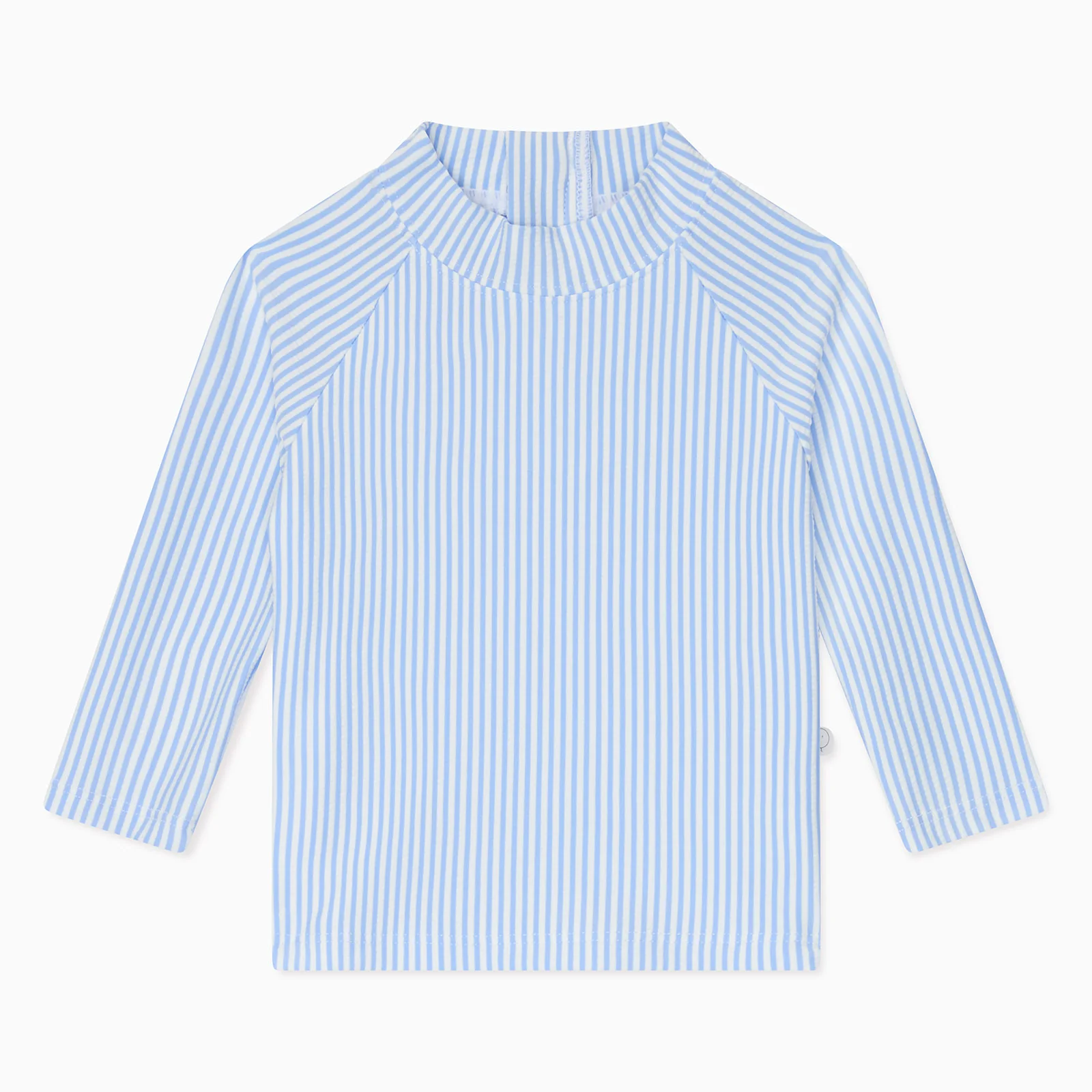 Cloud Stripe Seersucker Rash Vest - Image 3