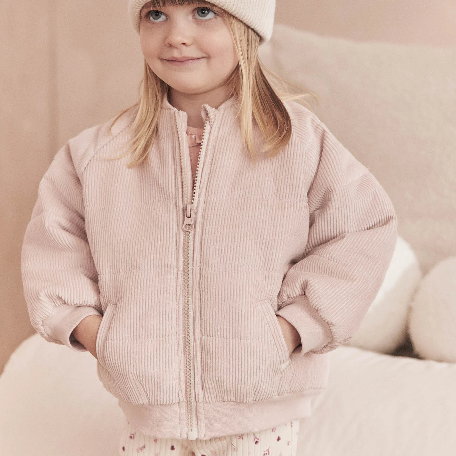 Corduroy Padded Jacket - Image 6