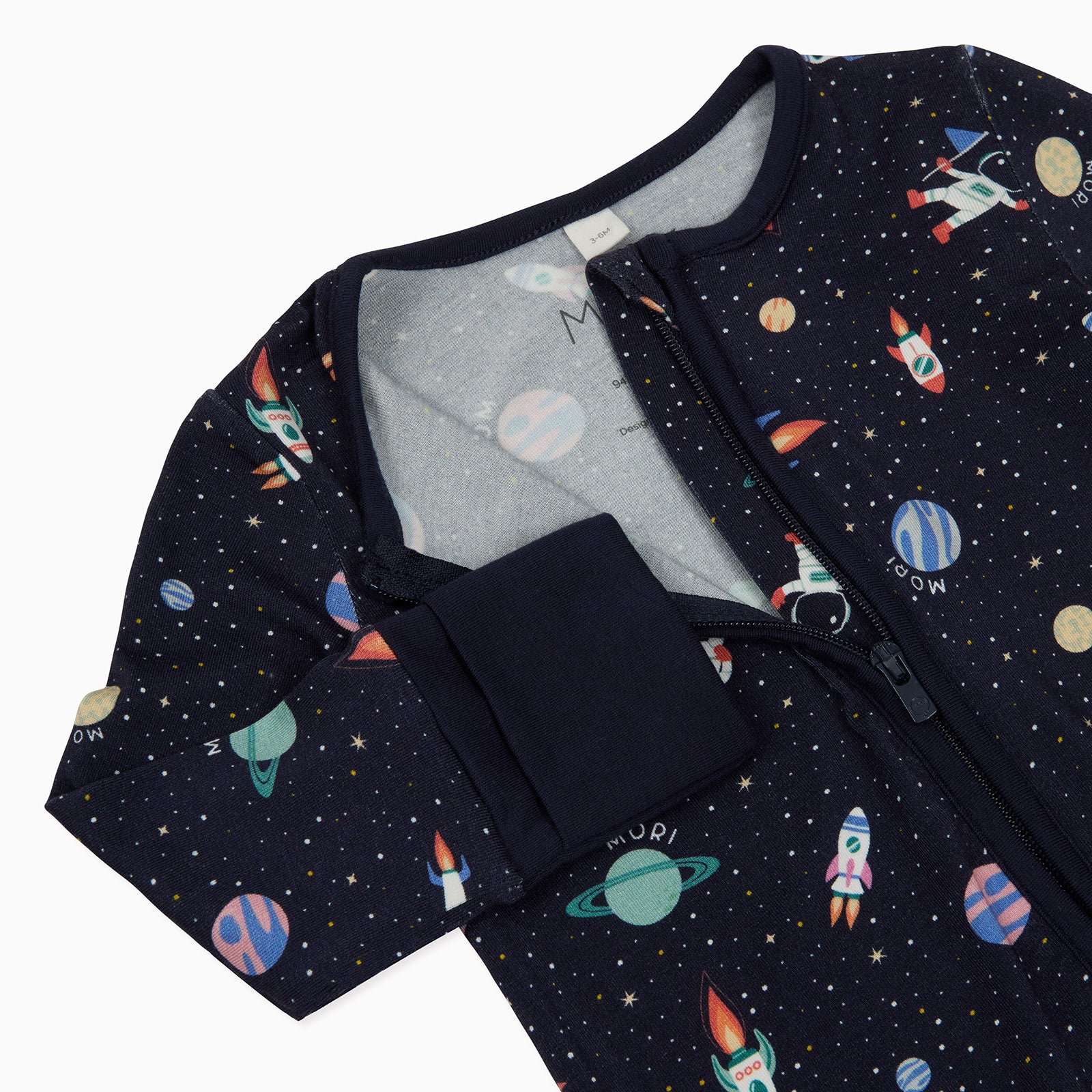 Cosmic Clever Zip Sleepsuit - Image 5