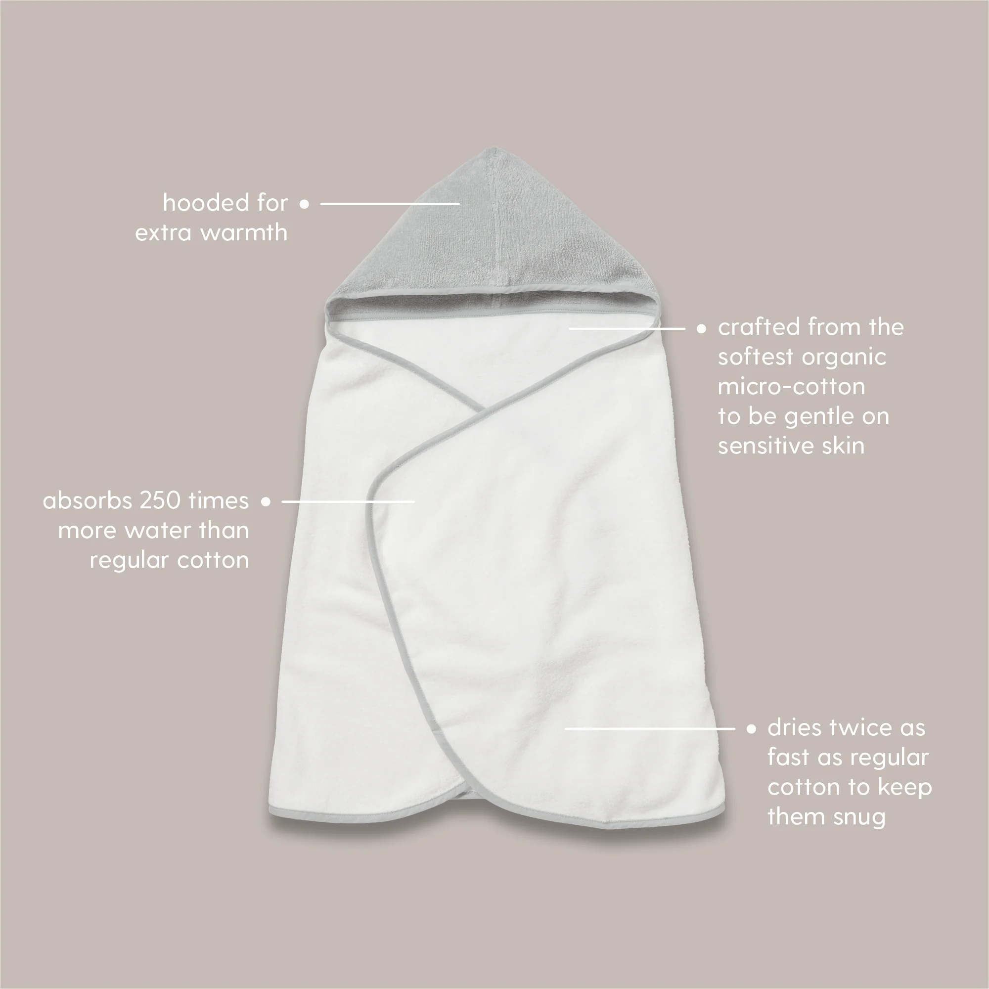 Cowshed Baby Body Wash & MORI Panda Hooded Towel Set - Image 5