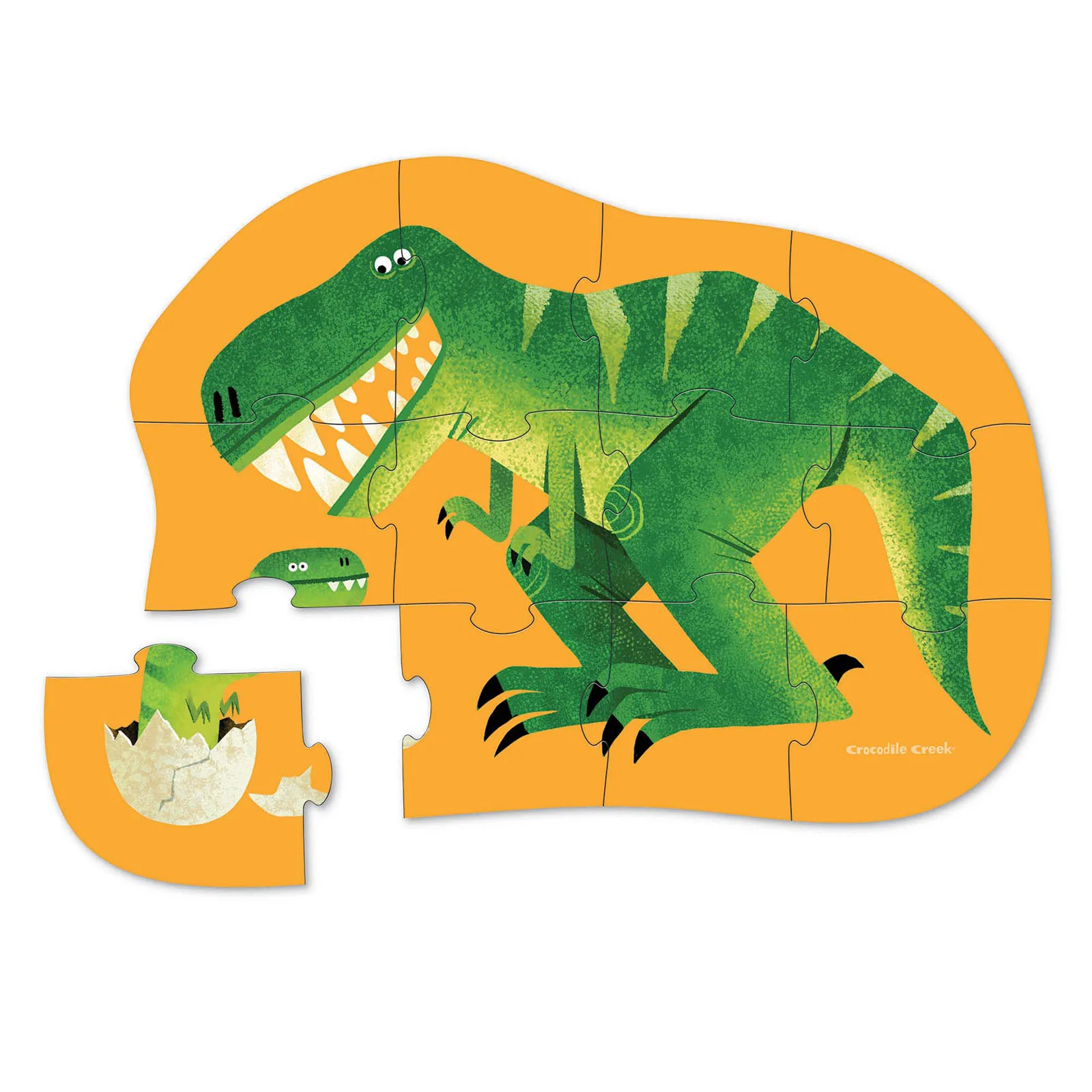Crocodile Creek 12 Piece Puzzle Just Hatched - Image 2