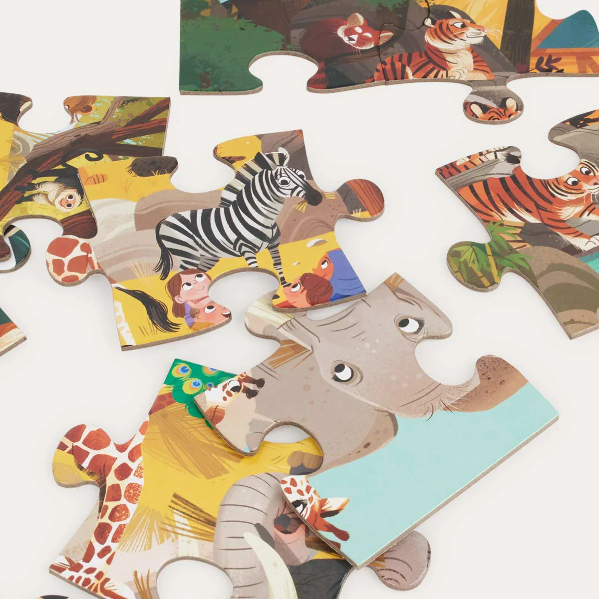 Crocodile Creek 48 Piece Puzzle Day at the Zoo - Image 4