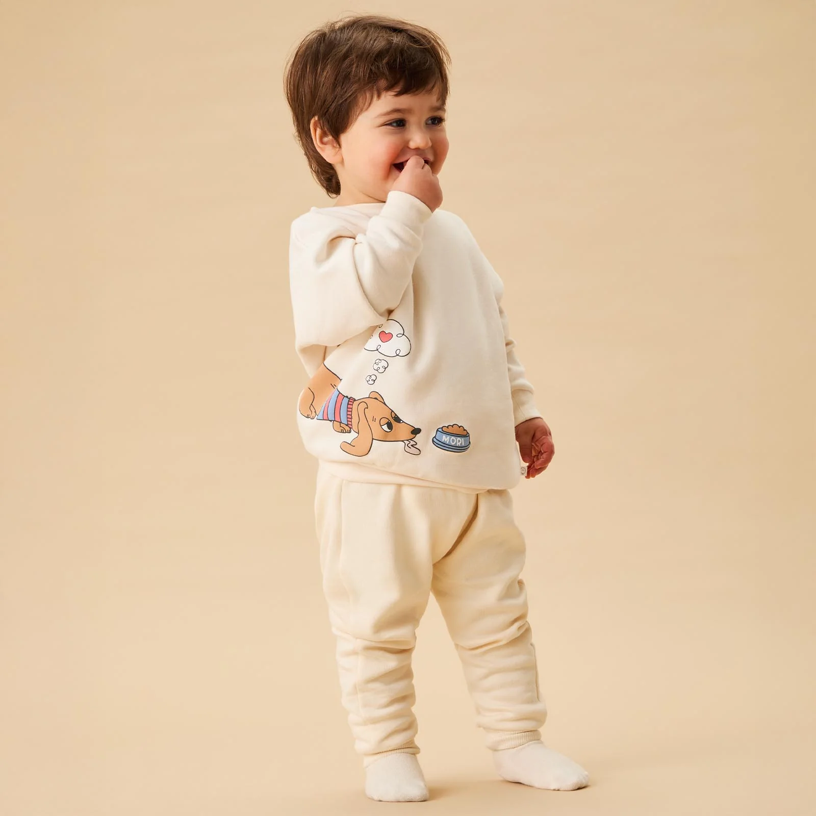 Daydreaming Dog Sweatshirt & Joggers Outfit