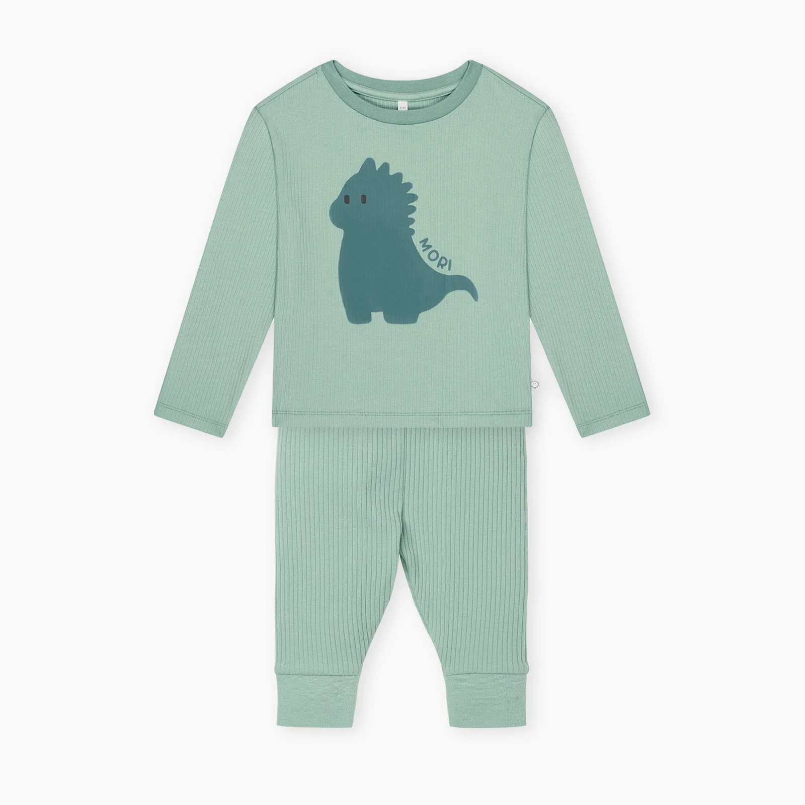 Dino Ribbed Top & Leggings Outfit - Image 2