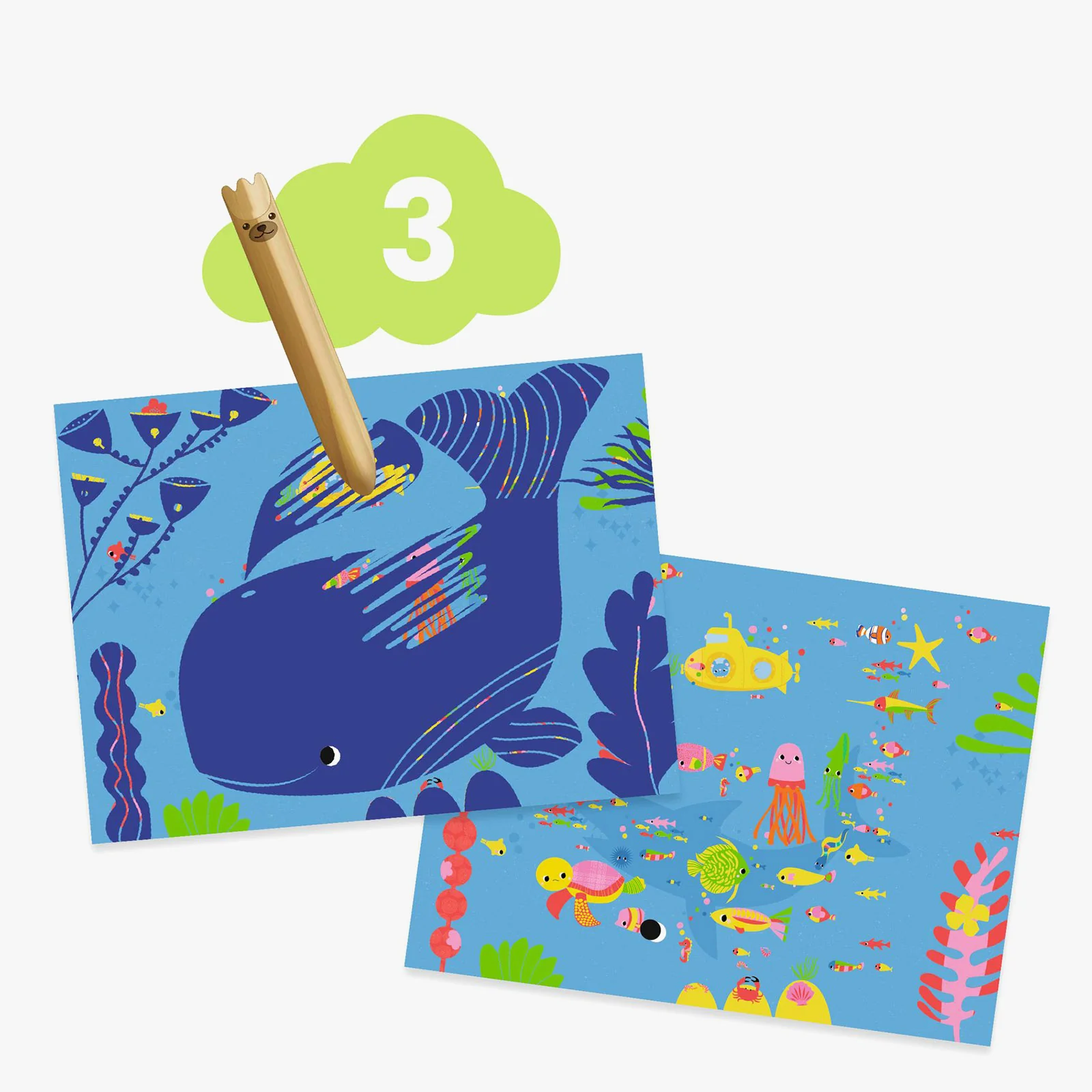 Djeco 6 Crafts Activity Pack The Mouse and His Friends - Image 4