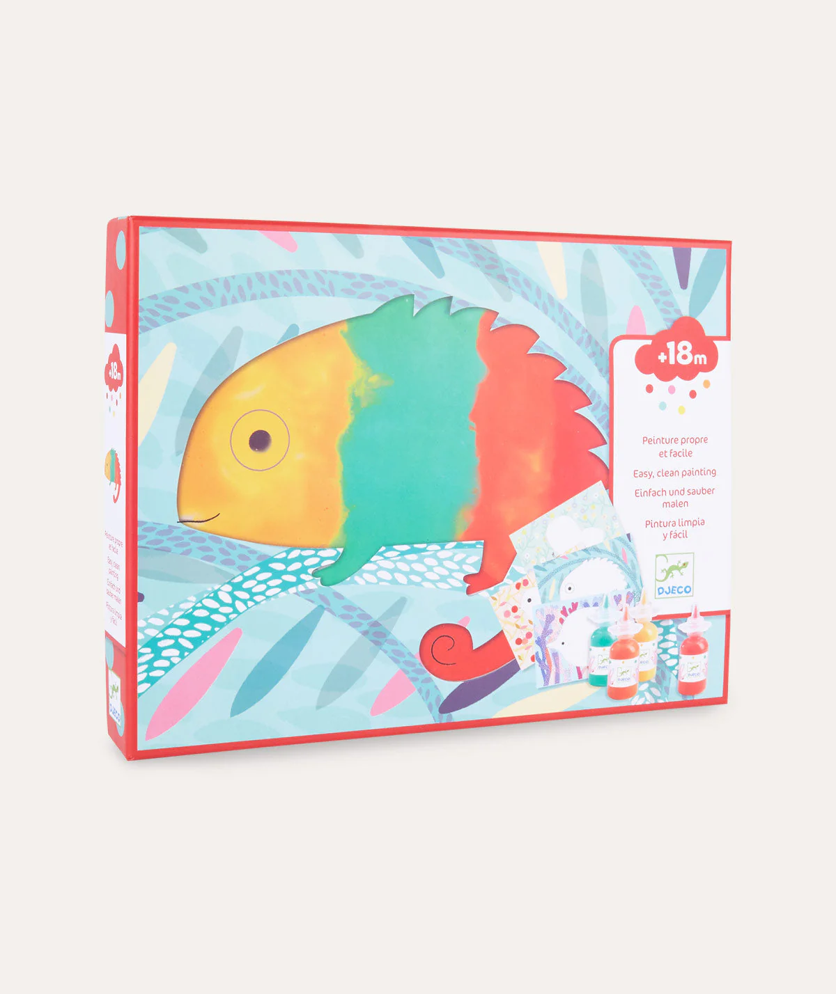 Djeco Easy Clean Painting Set Animals
