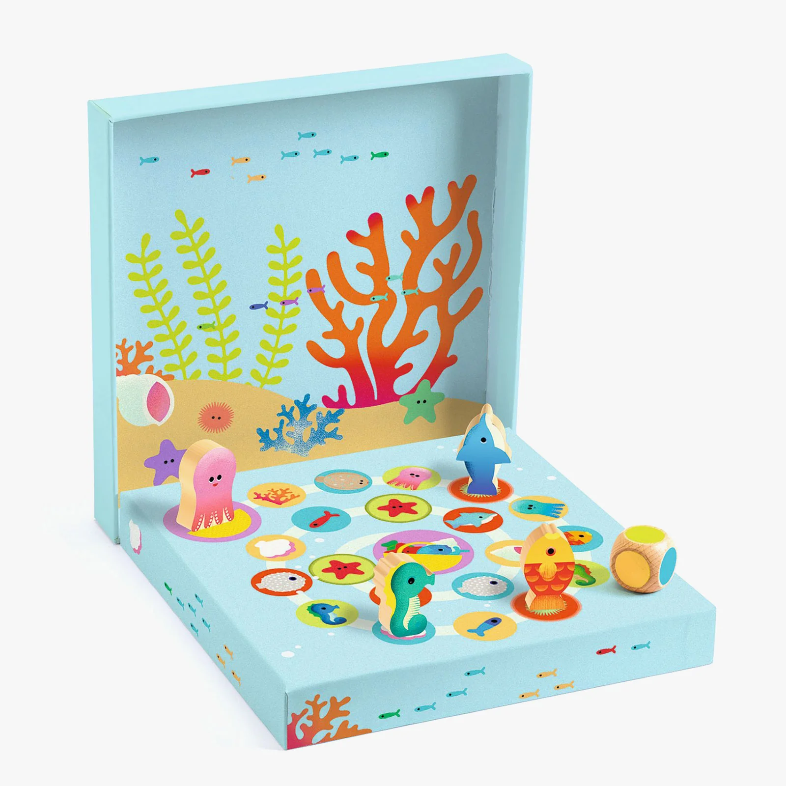 Djeco Ludo Sea 4-in-1 Games Set - Image 2