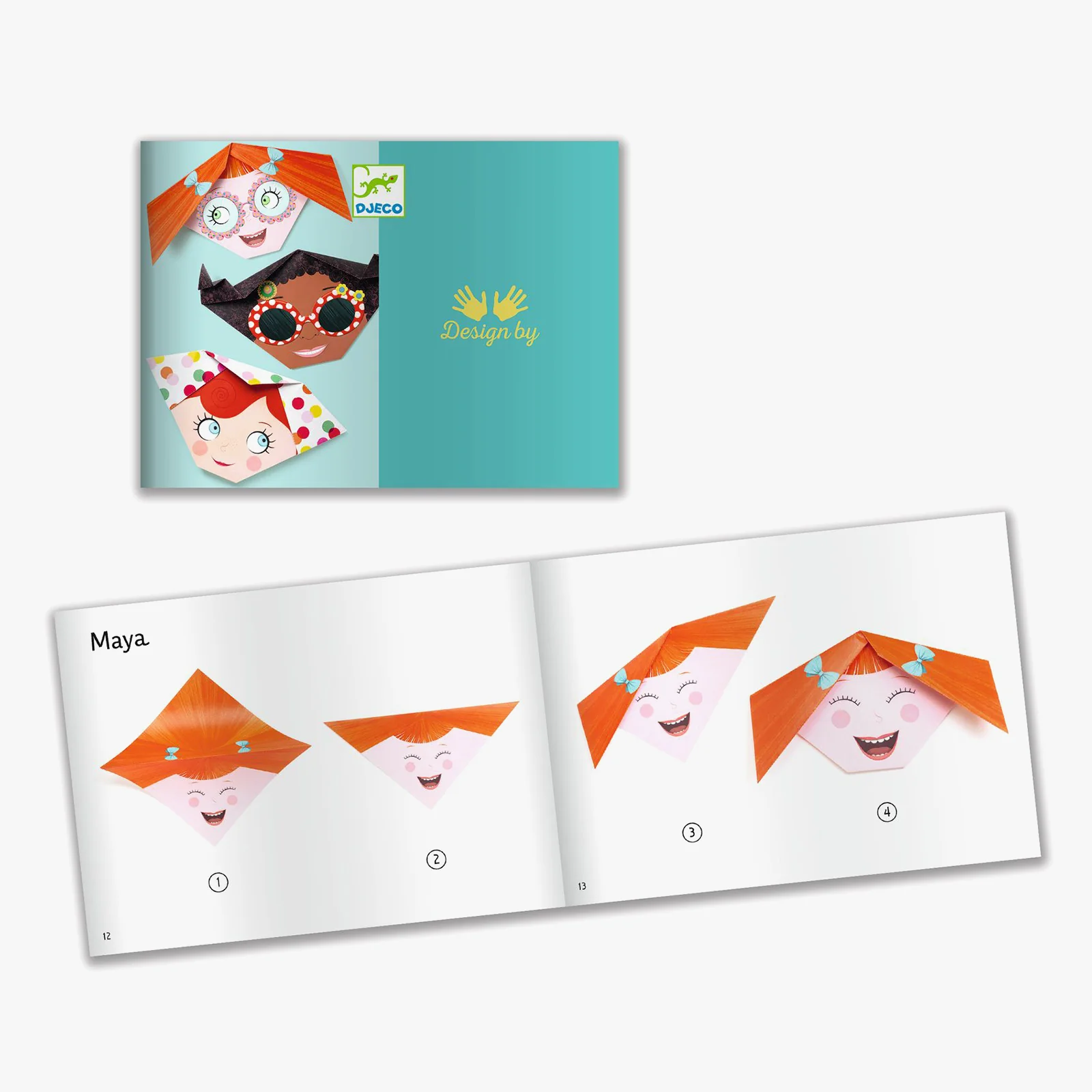 Djeco Pretty Faces Origami Kit - Image 3