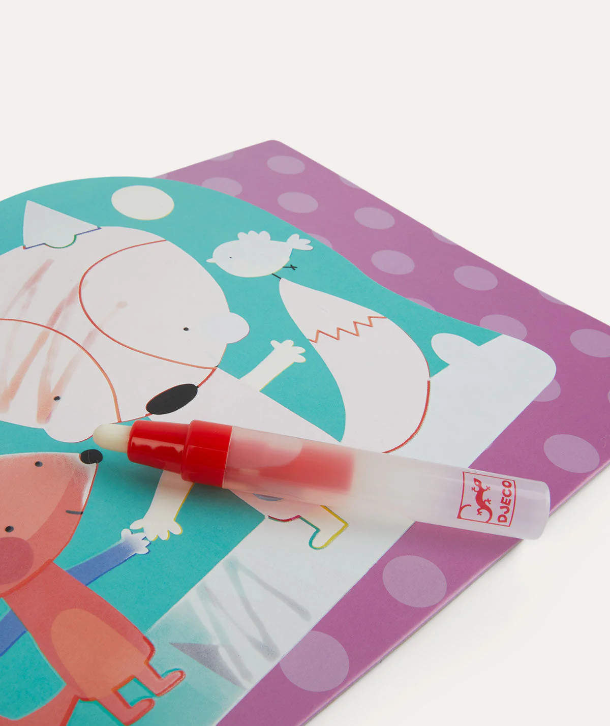 Djeco Water Painting Kit Hidden in the Woods - Image 3