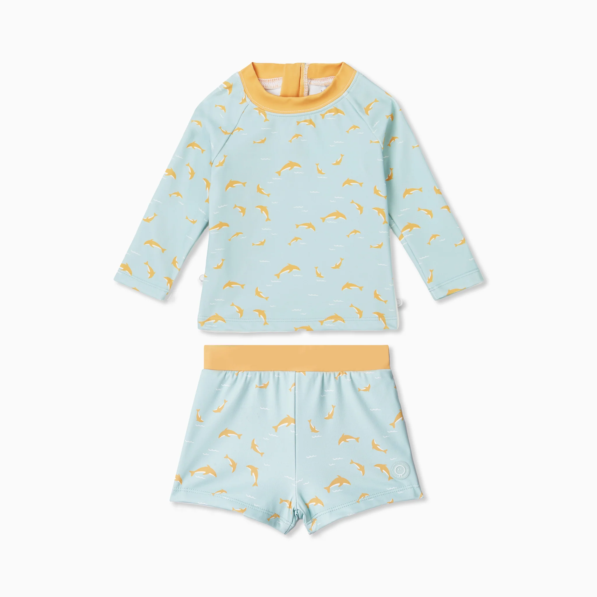 Dolphin Rash Vest & Shorts Set