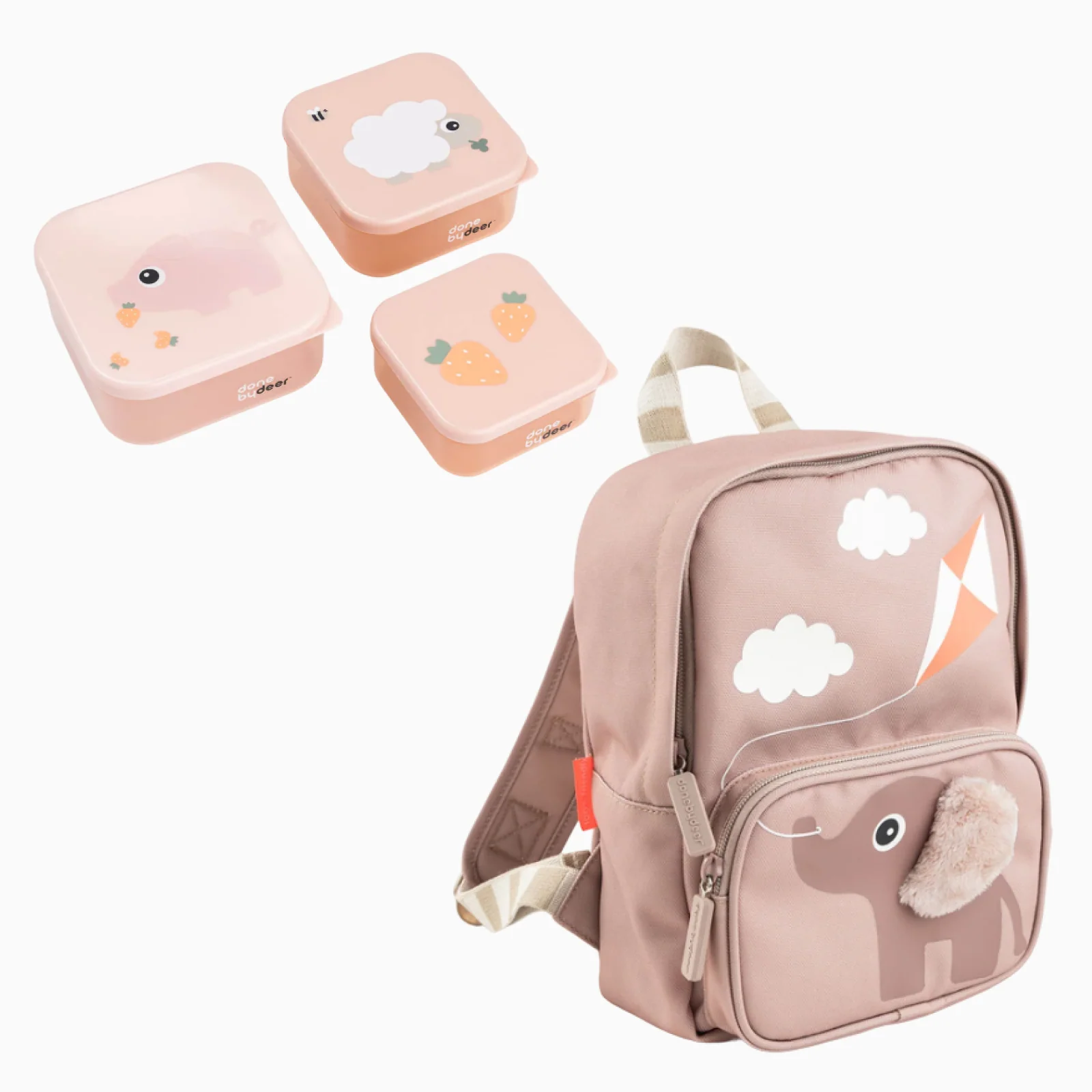 Done by Deer Backpack & Snack Box Set