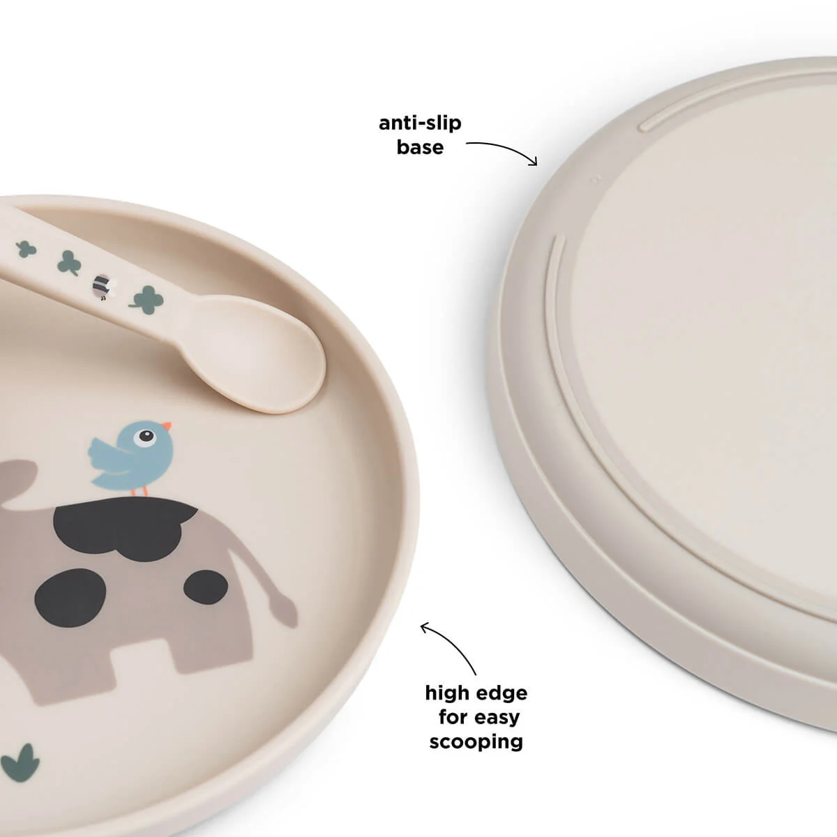 Done By Deer Foodie Plate - Tiny Farm Sand - Image 3