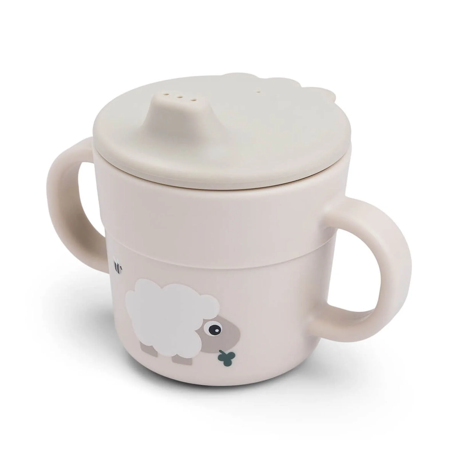 Done By Deer Foodie Spout Cup - Tiny Farm Sand