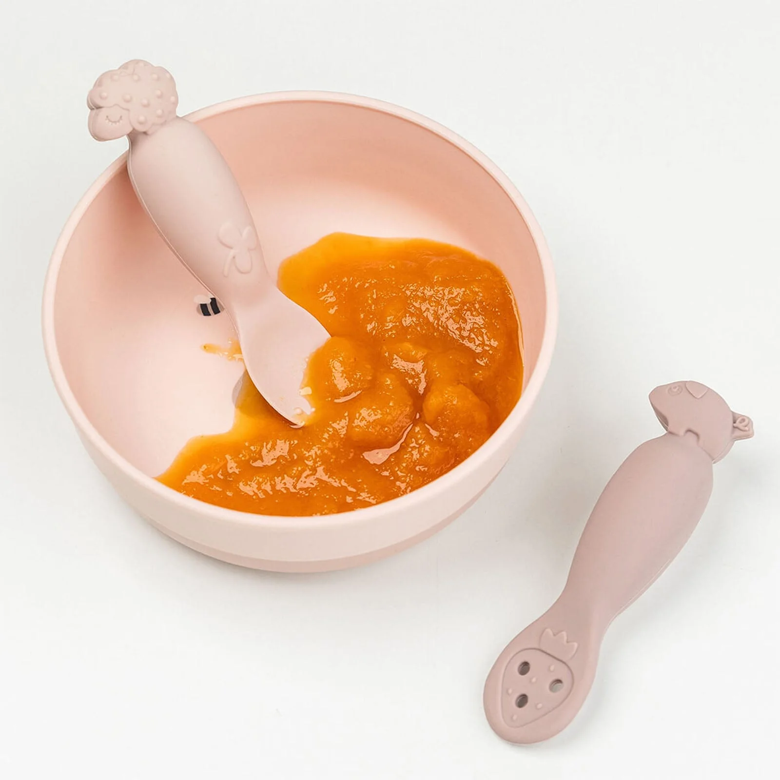 Done By Deer Learning Spoon Set - Tiny Farm Powder - Image 3