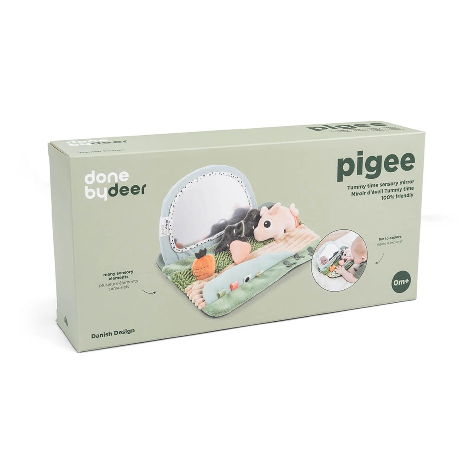 Done By Deer Tummy Time sensory Mirror Tiny Farm - Image 5