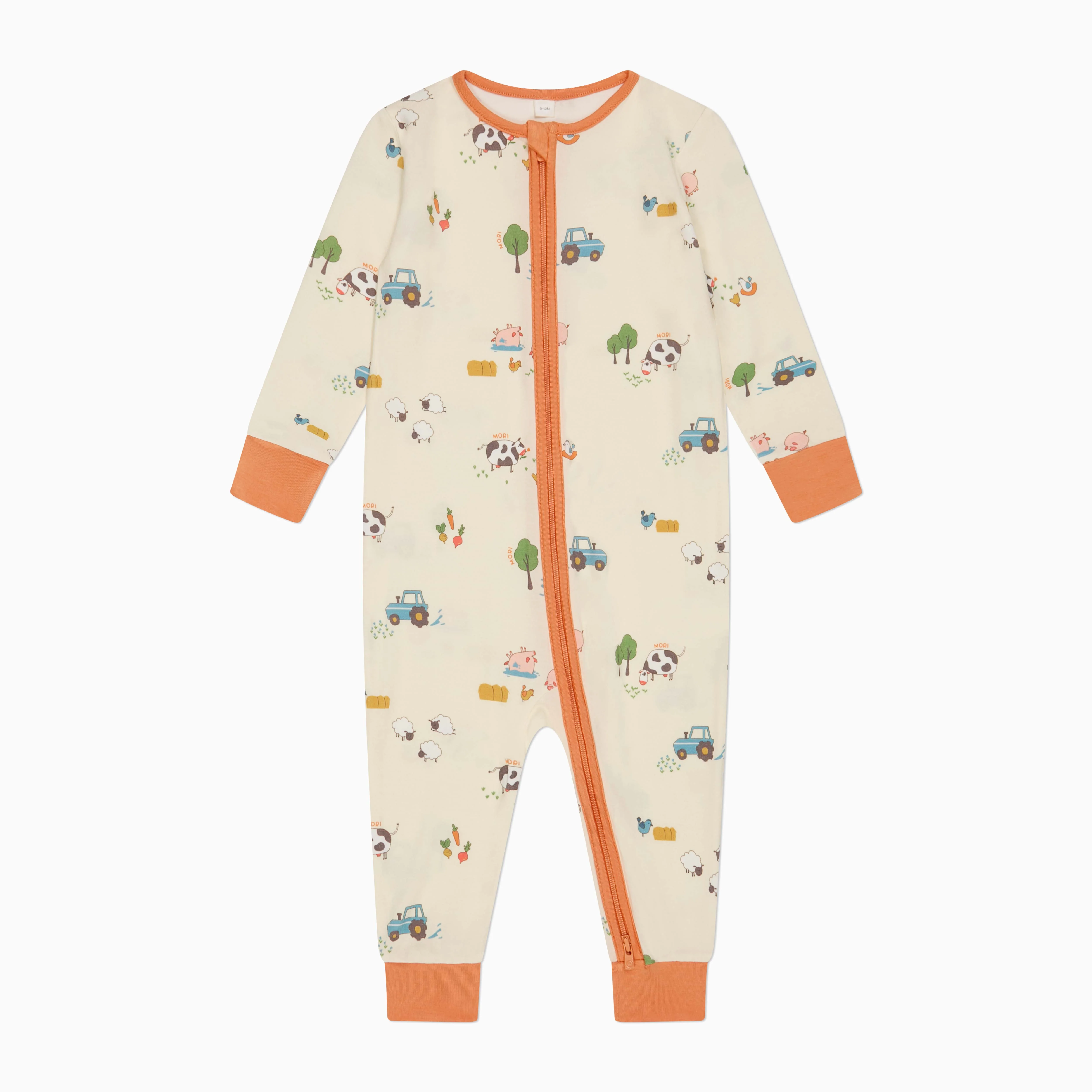 Farmyard Clever Zip Sleepsuit - Image 4
