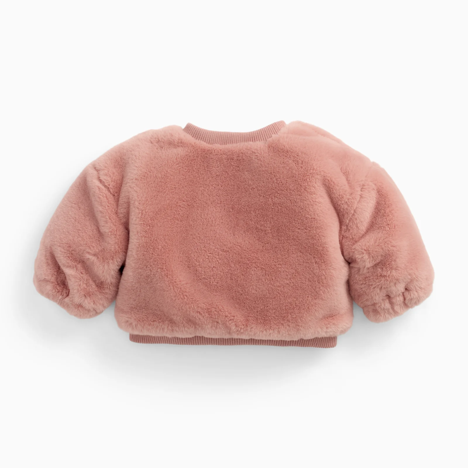 Faux Fur Bomber Jacket - Image 4