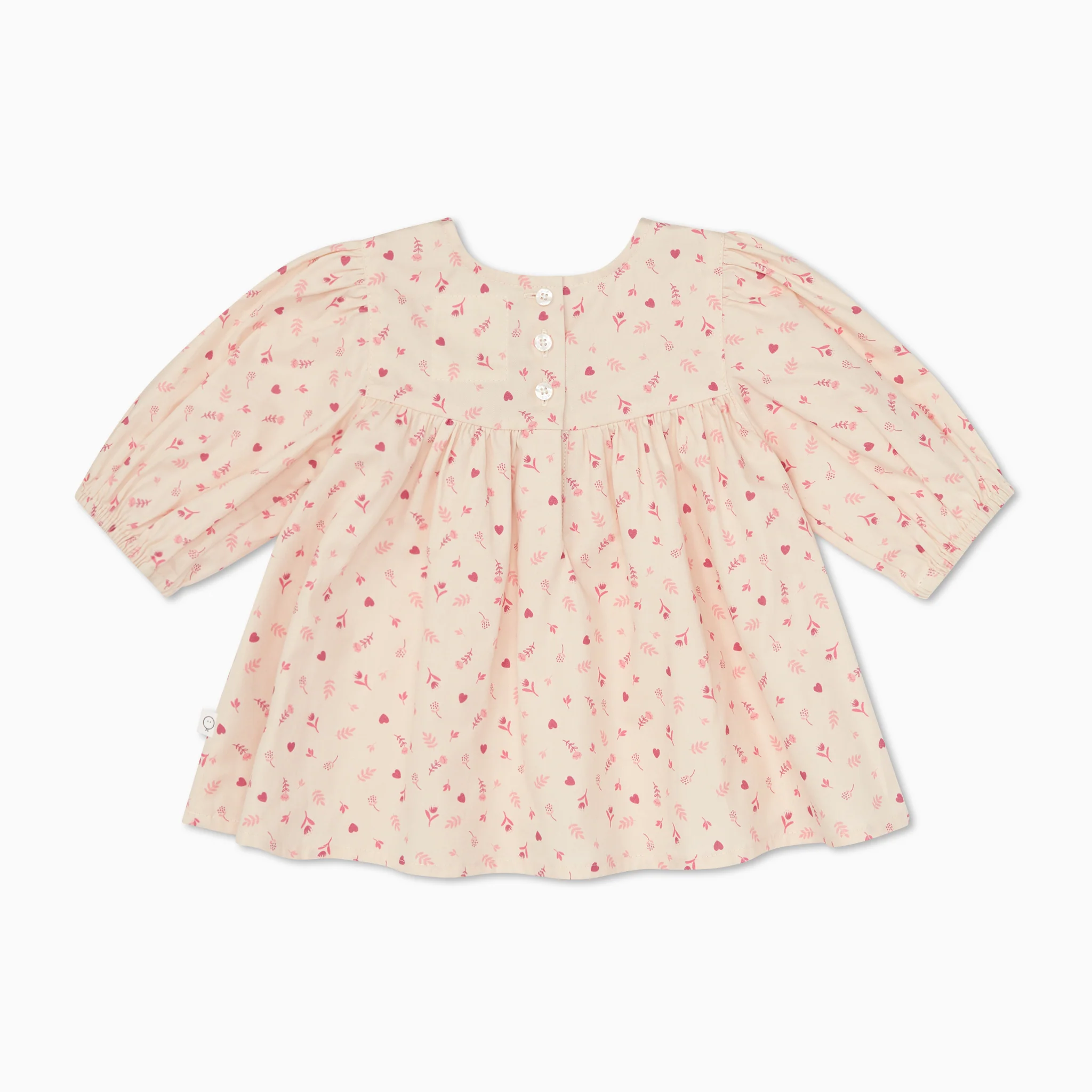 Floral Frilled Collar Dress - Image 2