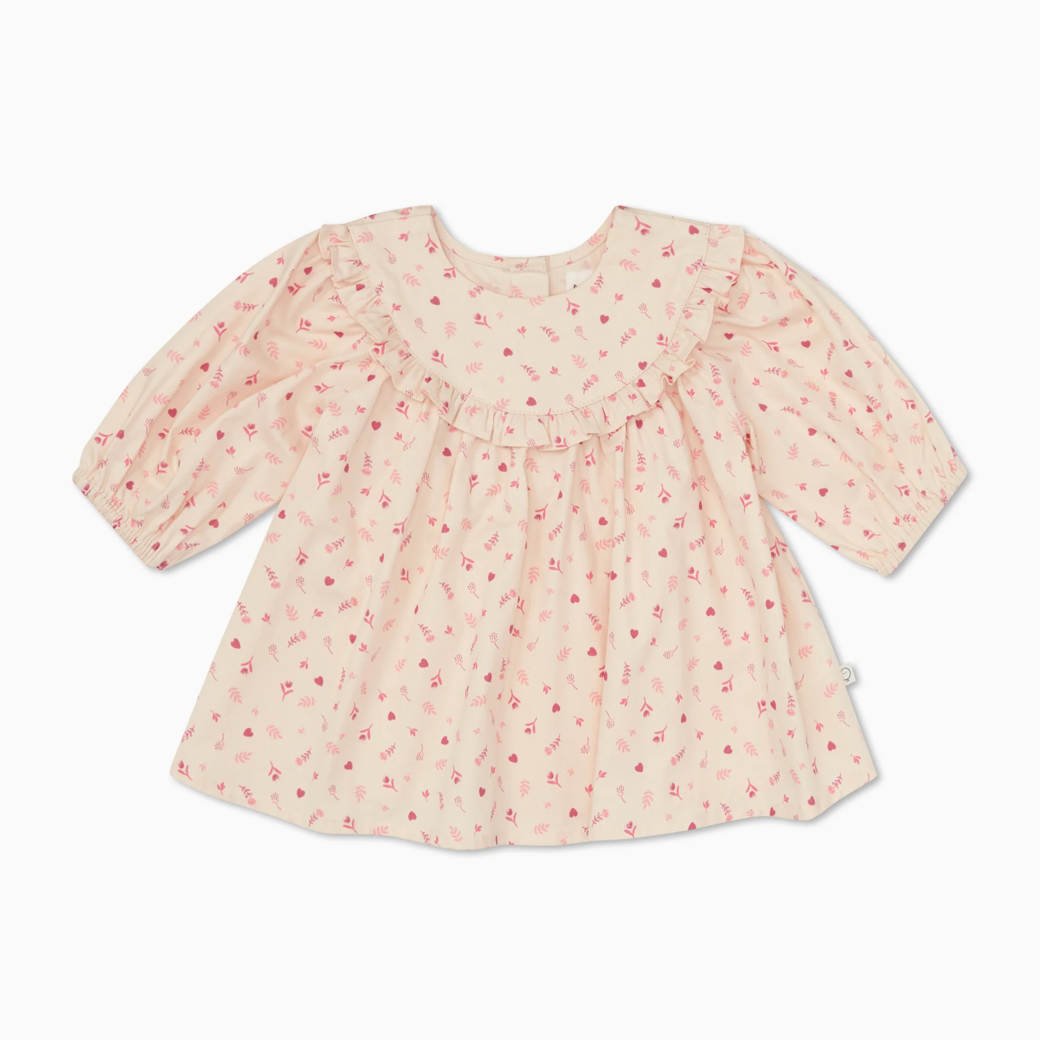 Floral Frilled Collar Dress - Image 4