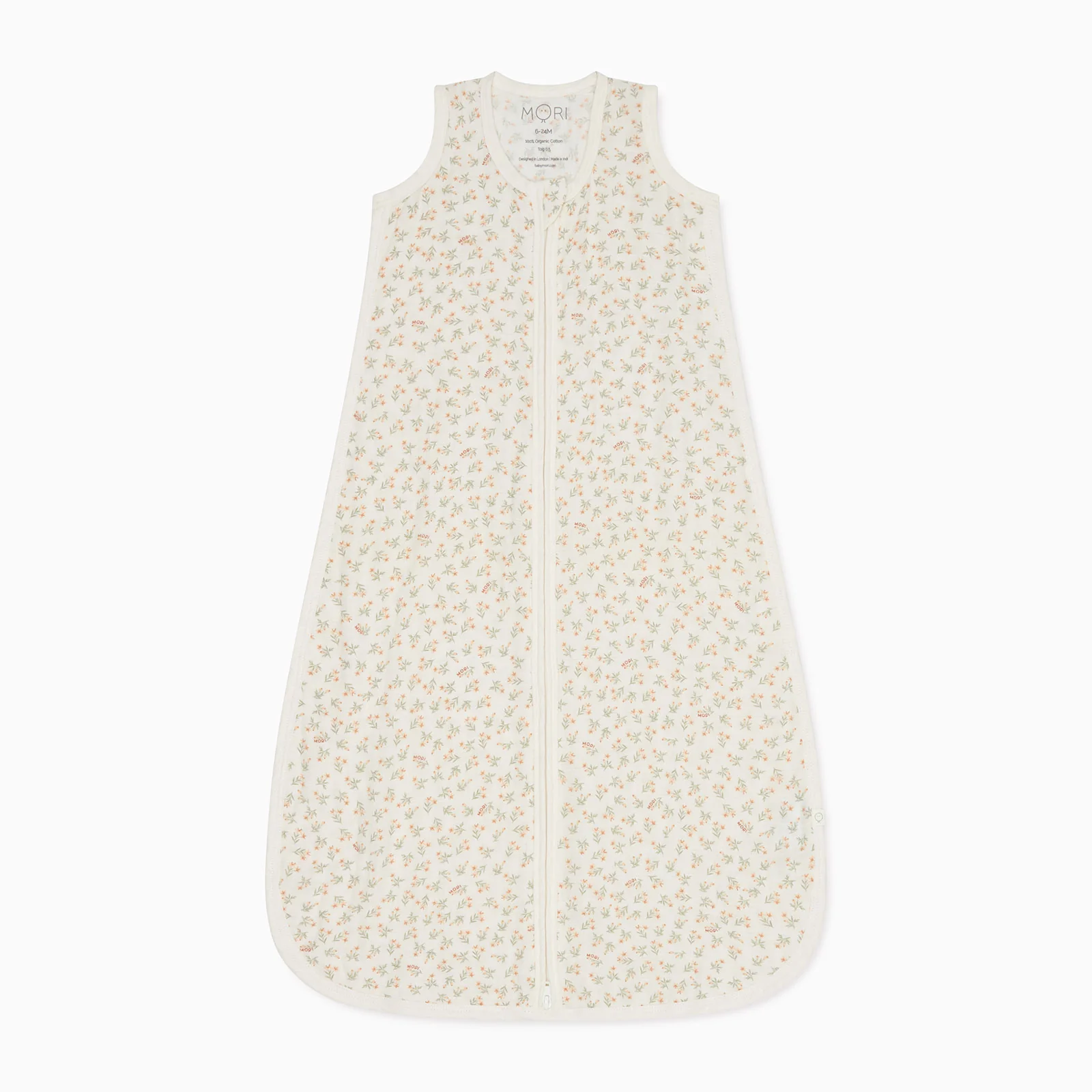 Floral Muslin Front Opening Sleeping Bag - Image 2