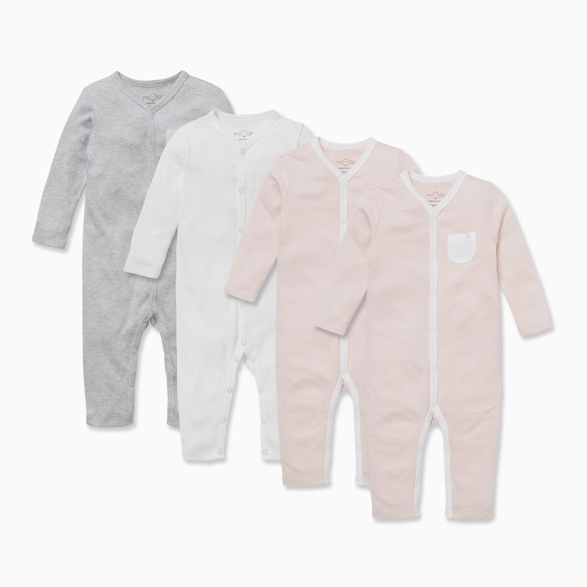 Front Opening Sleepsuit 4 Pack - Image 4