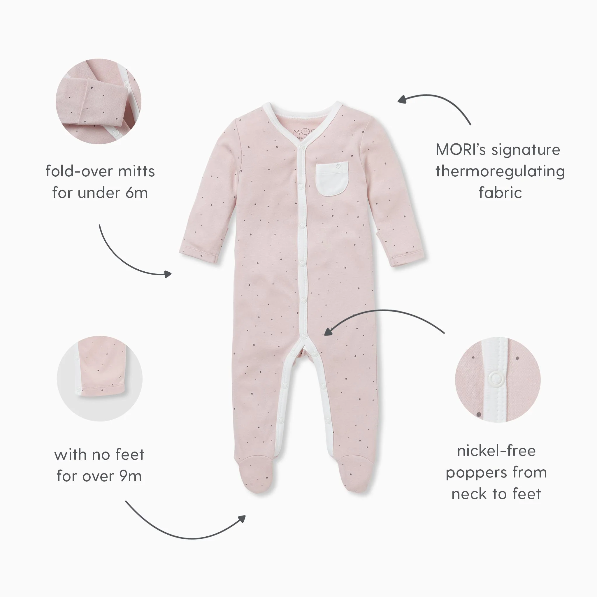 Front Opening Sleepsuit 7 Pack - Image 5