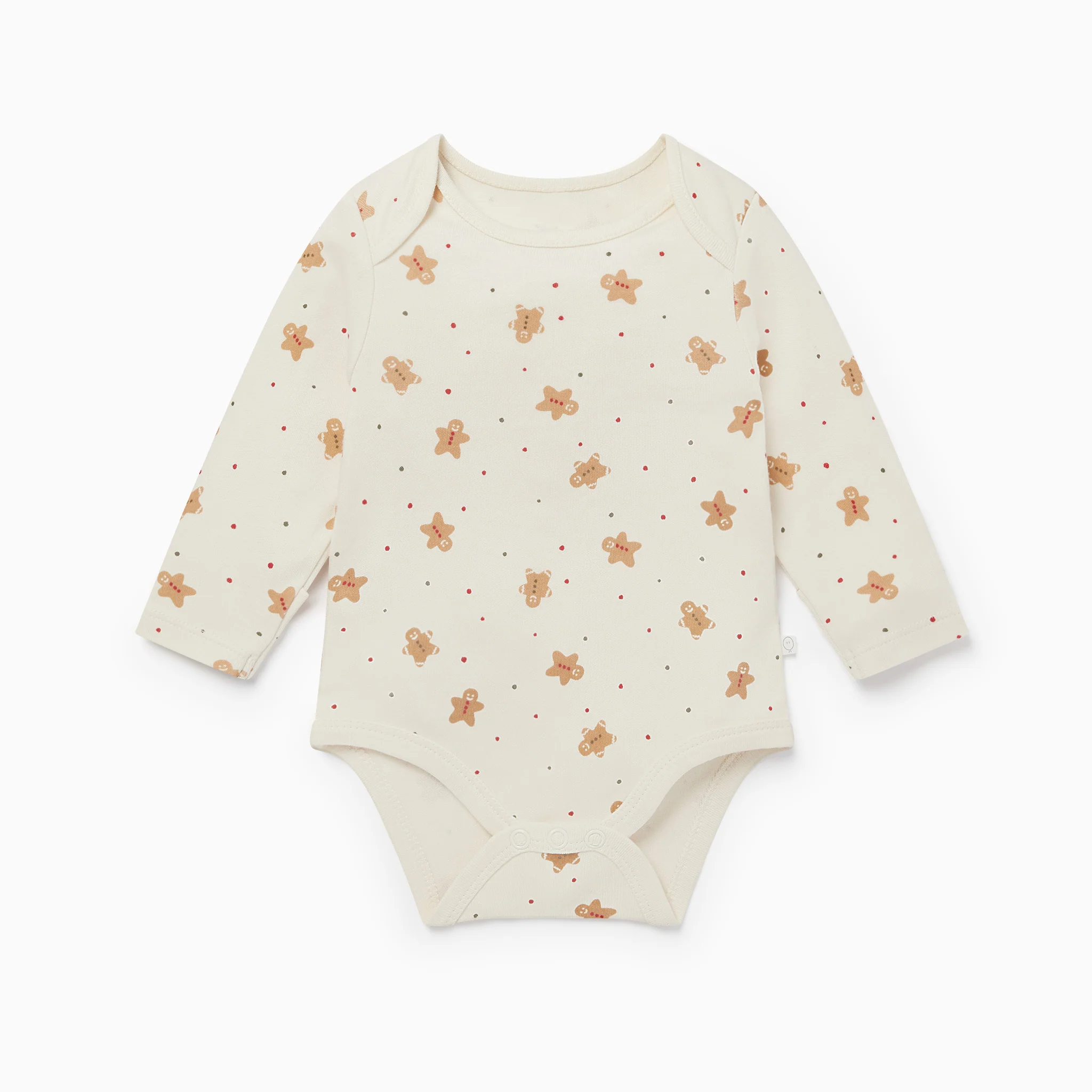 Gingerbread Bodysuit & Christmas Pudding Joggers Outfit - Image 2