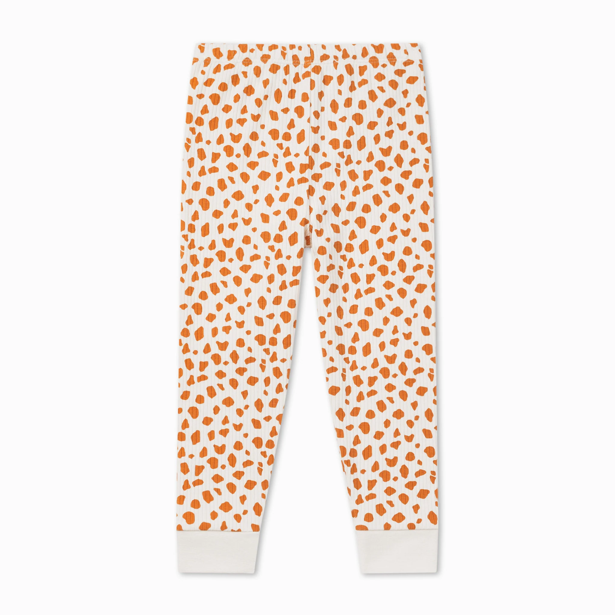 Giraffe Spot Ribbed Pyjamas - Image 5