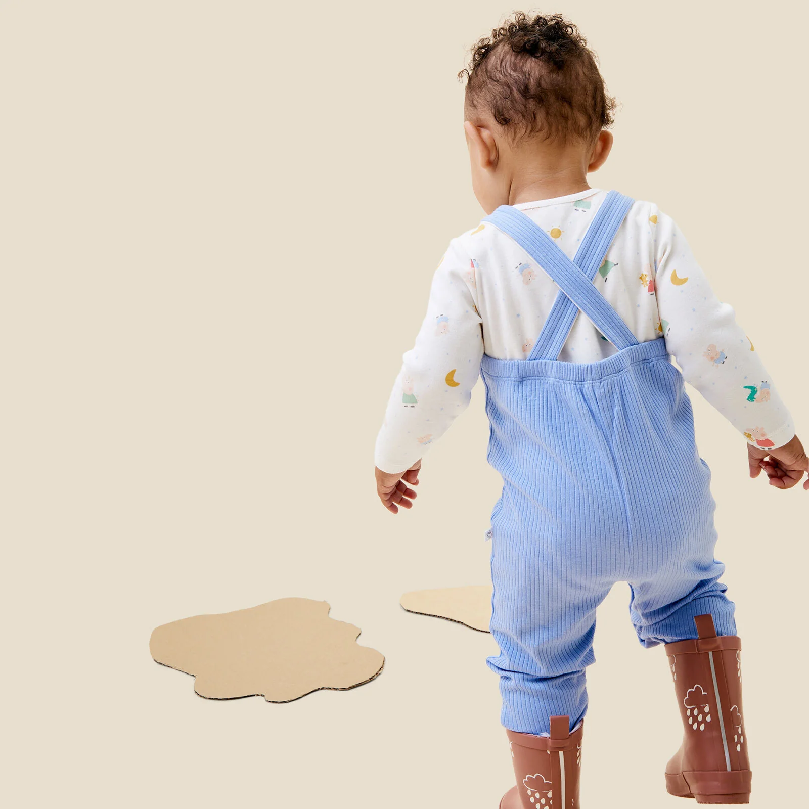Grass & Air Colour-Revealing Wellies with Teddy Fleece Lining - Image 12