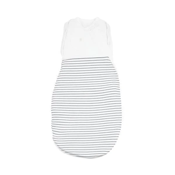 Grey Stripe Newborn Swaddle Bag