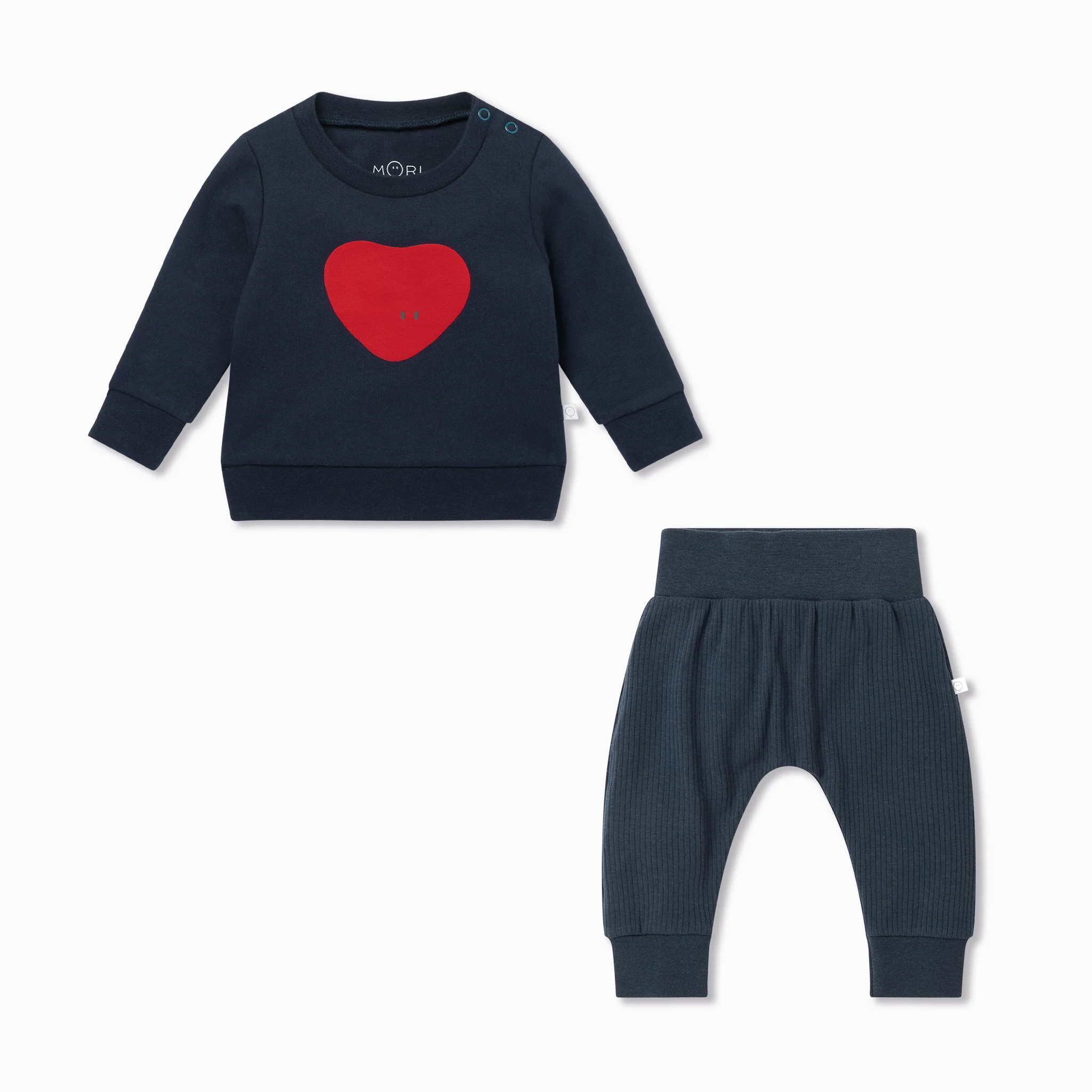 Heart Sweatshirt & Joggers Outfit - Image 2