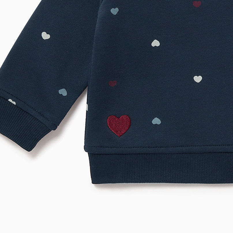 Hearts Sweatshirt & Joggers Outfit - Image 2