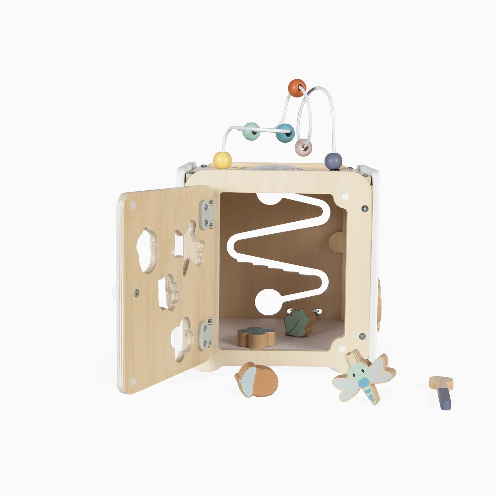 Janod Multi-Activity Cube - Pure - Image 7