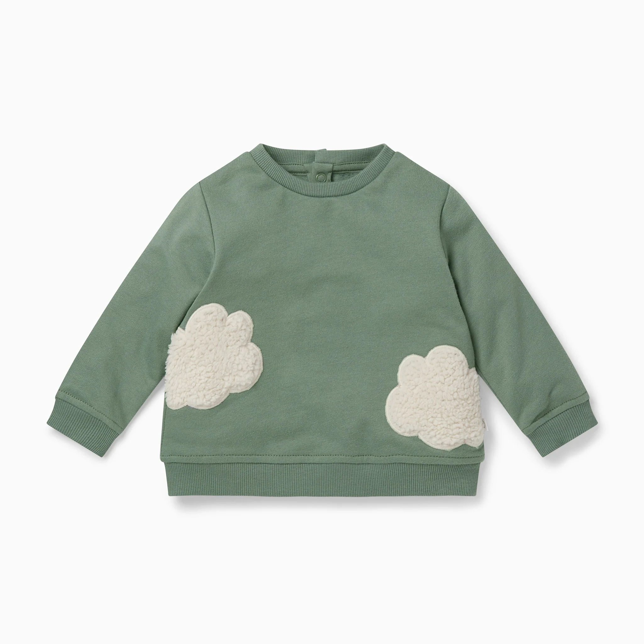 Khaki Cloud Sweatshirt & Joggers Outfit - Image 2