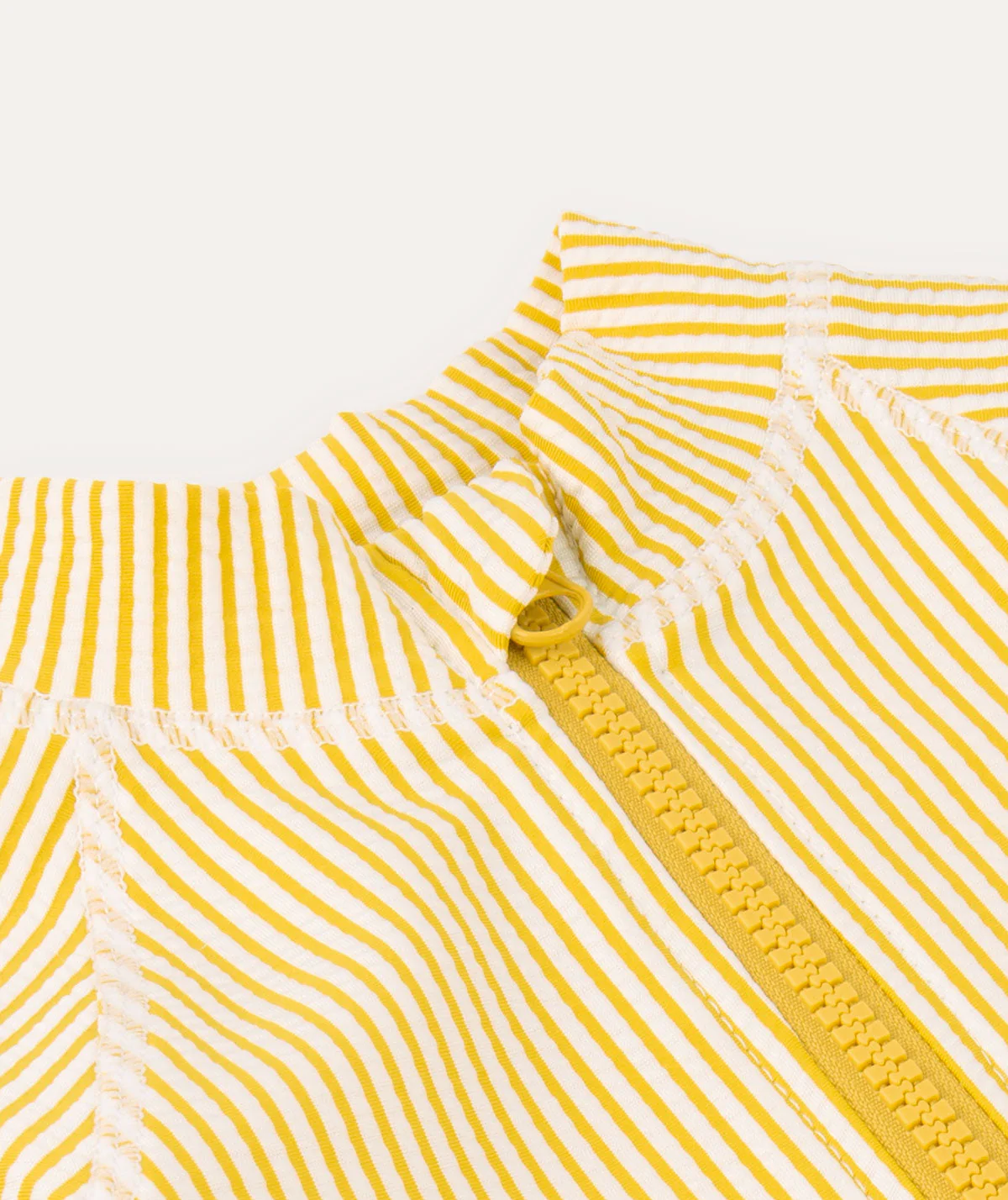 KIDLY by MORI 3/4 Sleeve Seersucker Sunsuit - Image 3