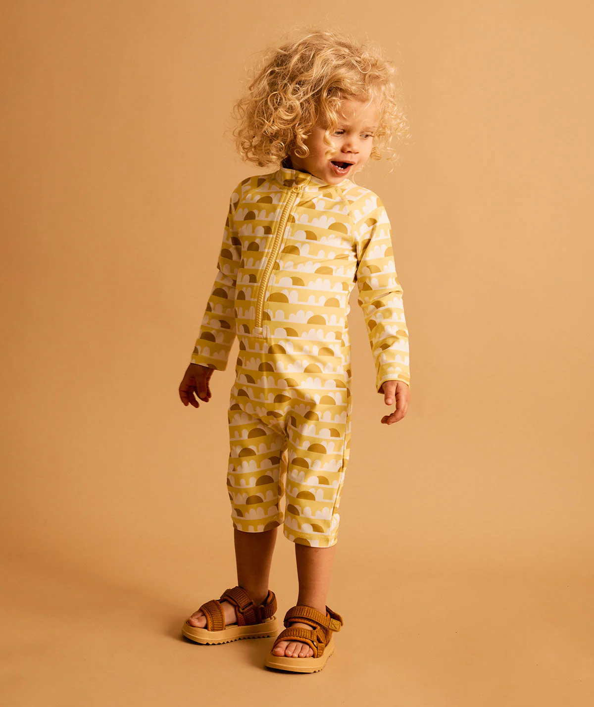 KIDLY by MORI 3/4 Sleeve Sunsuit - Image 7