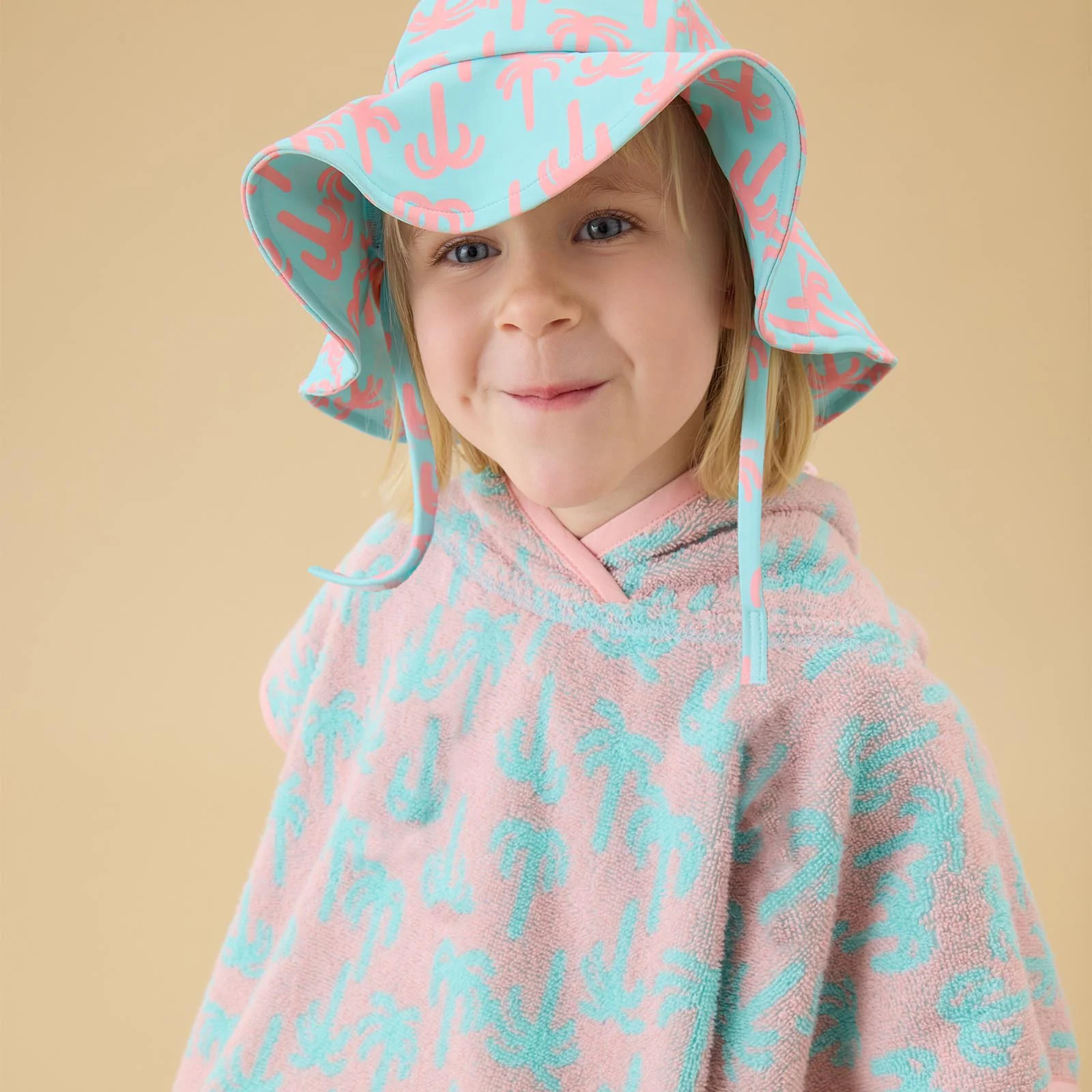 KIDLY by MORI Floppy Hat - Palm Trees