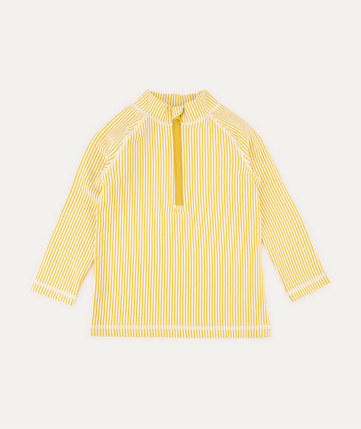 KIDLY by MORI Seersucker Zip Front Rash Vest - Image 2