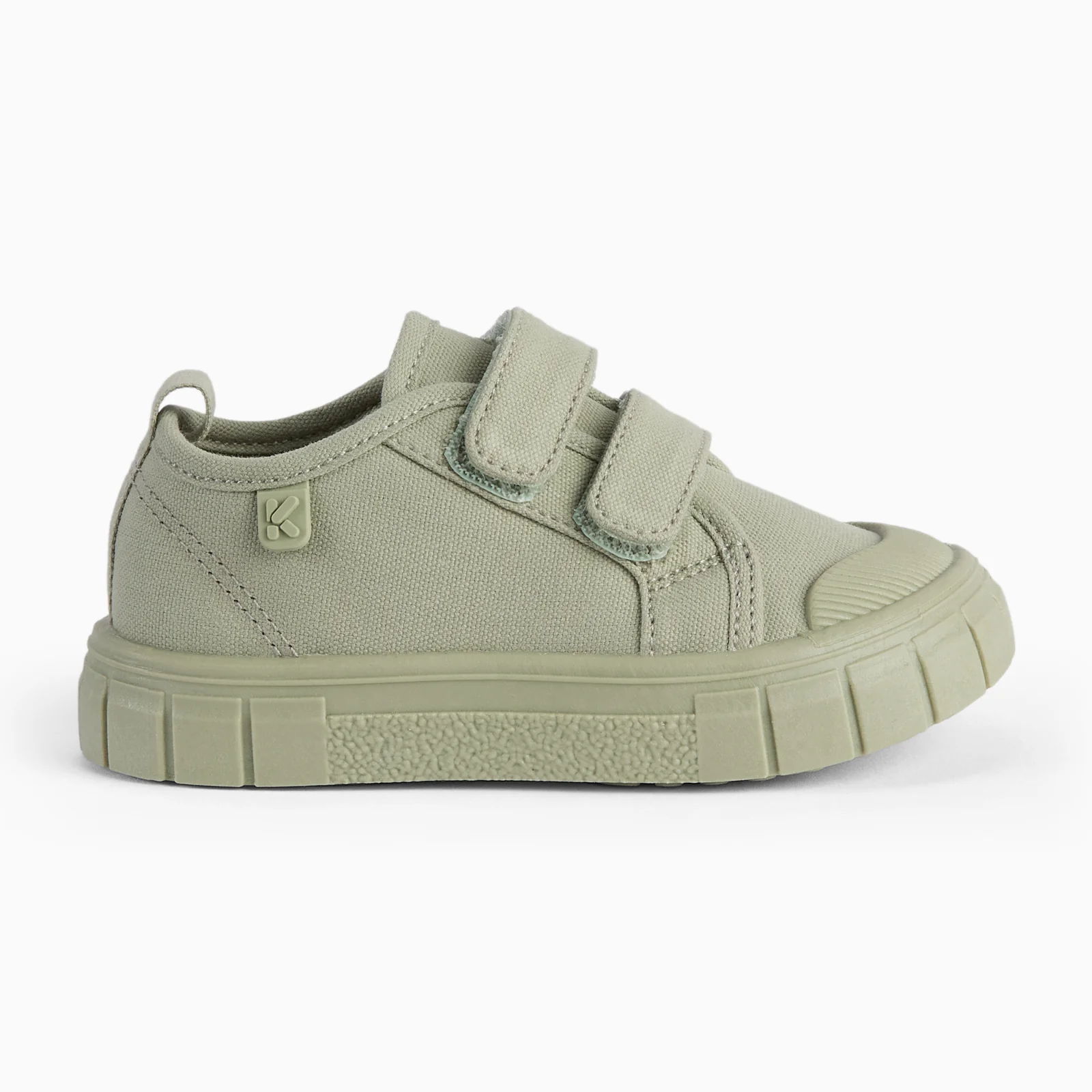 KIDLY by MORI Canvas Trainers - Sage - Image 3